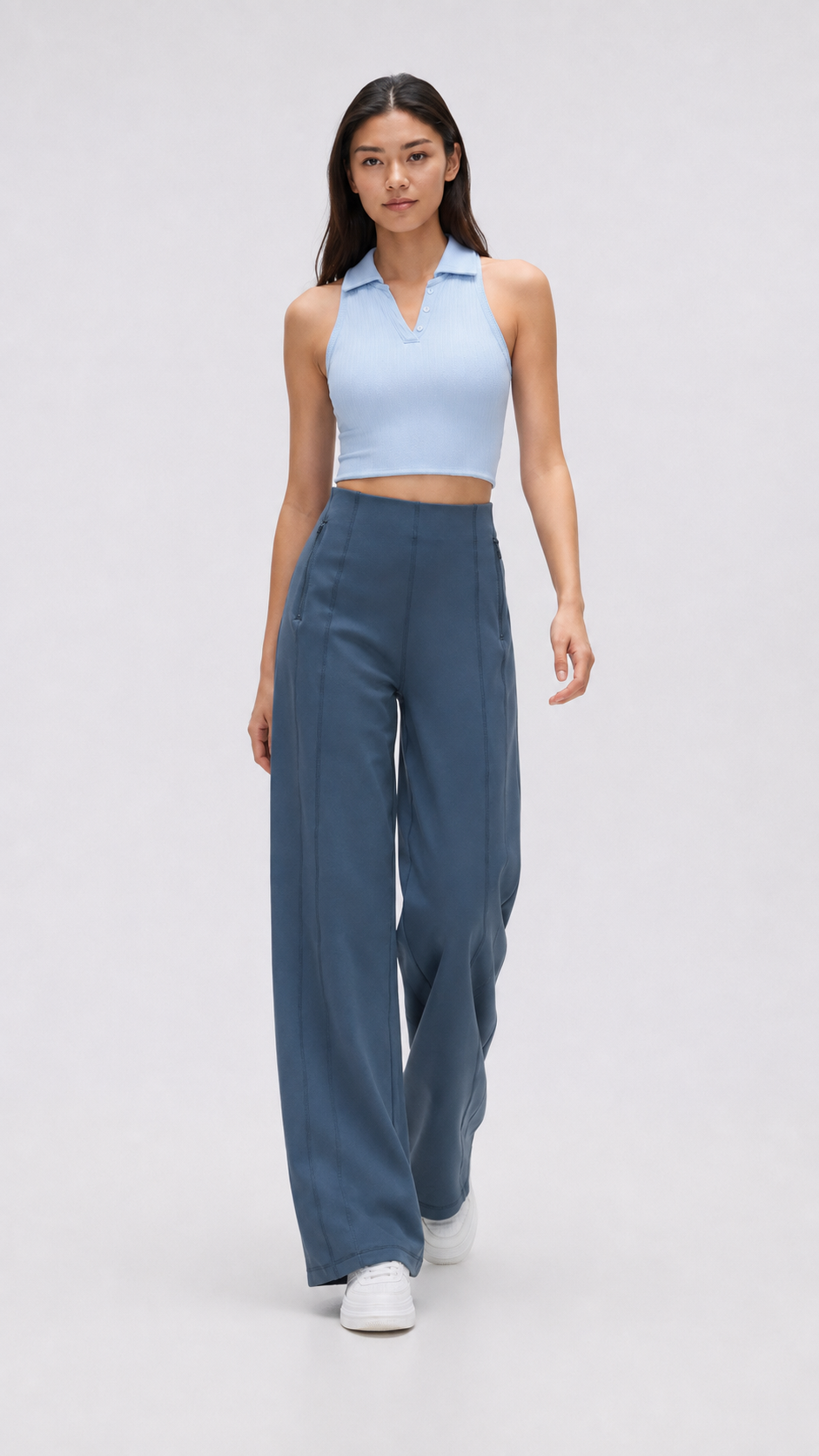 Nola High-Waisted Wide-Leg Pants