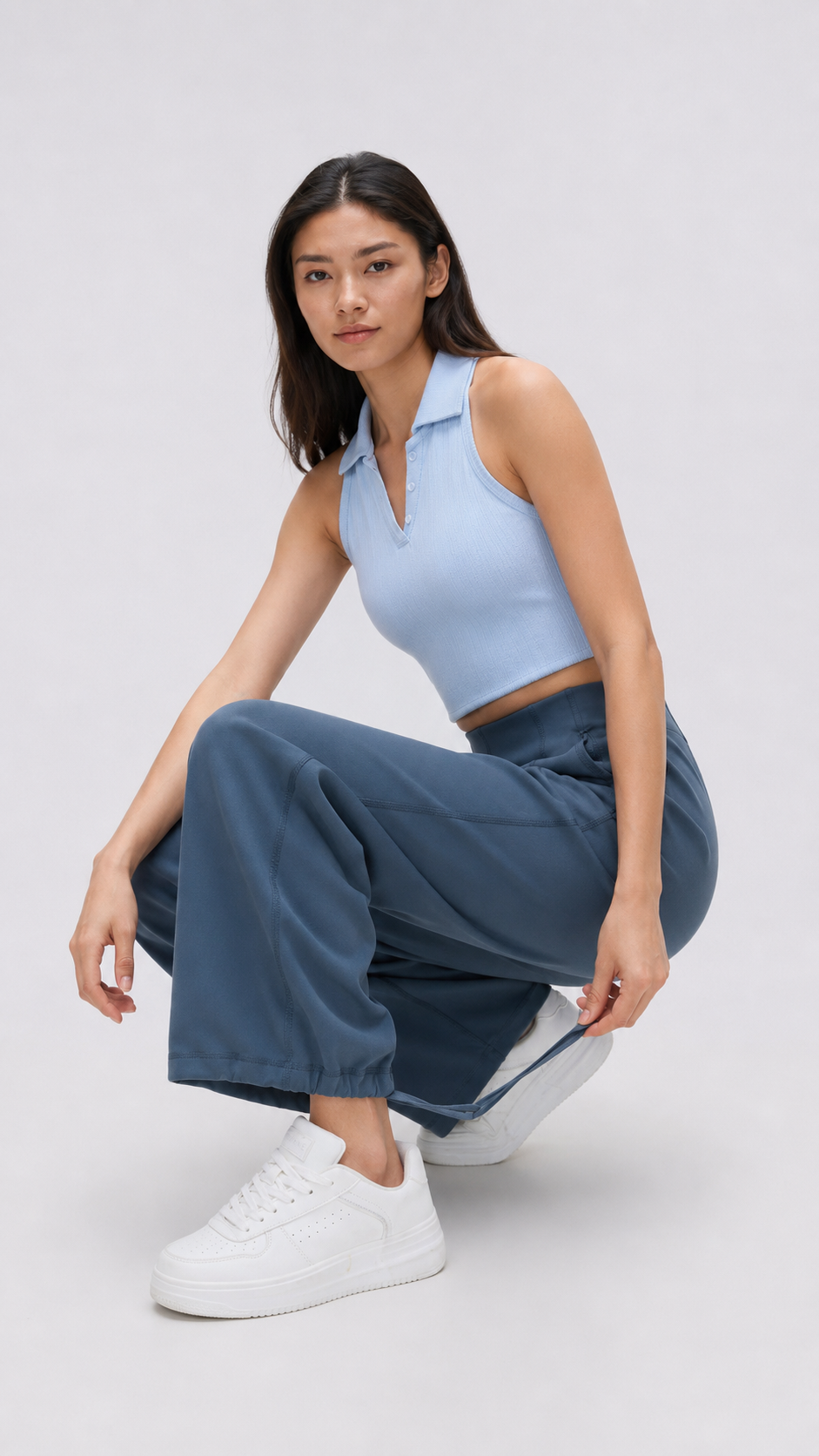 Nola High-Waisted Wide-Leg Pants