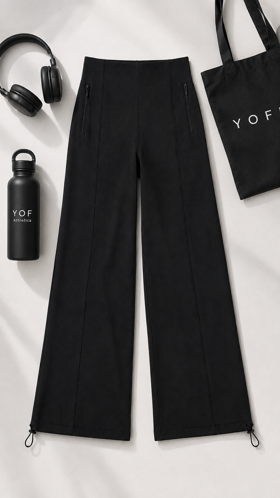 Nola High-Waisted Wide-Leg Pants
