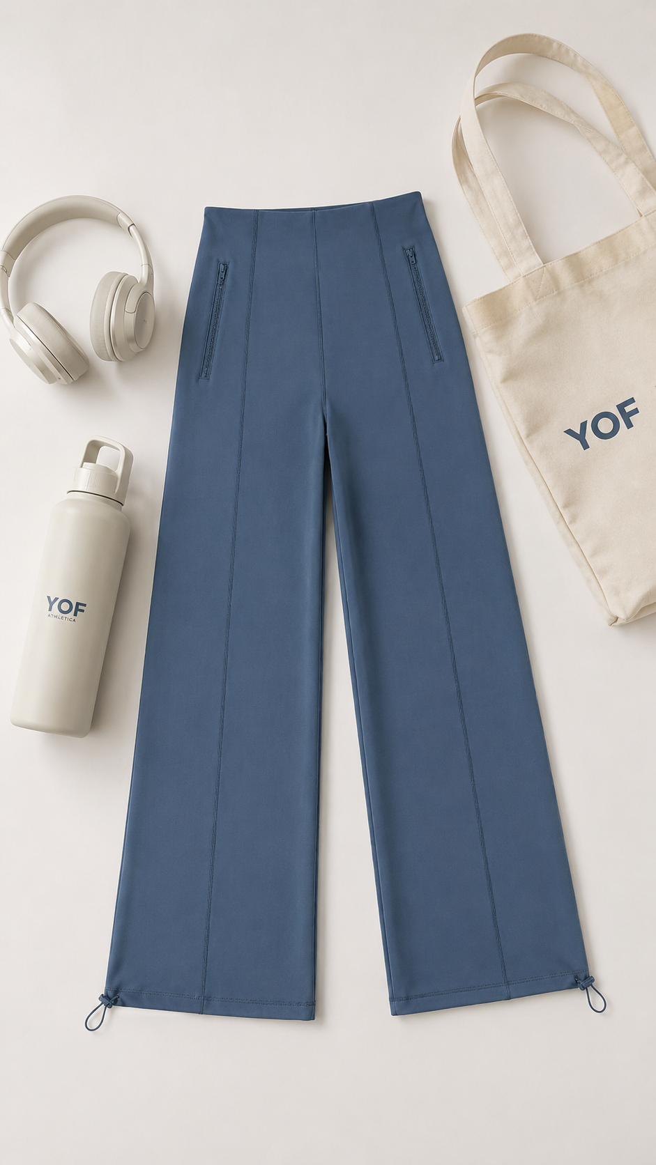 Nola High-Waisted Wide-Leg Pants
