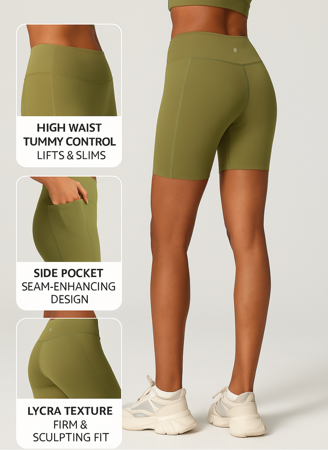 SOLARA 5" Inseam Lycra Short