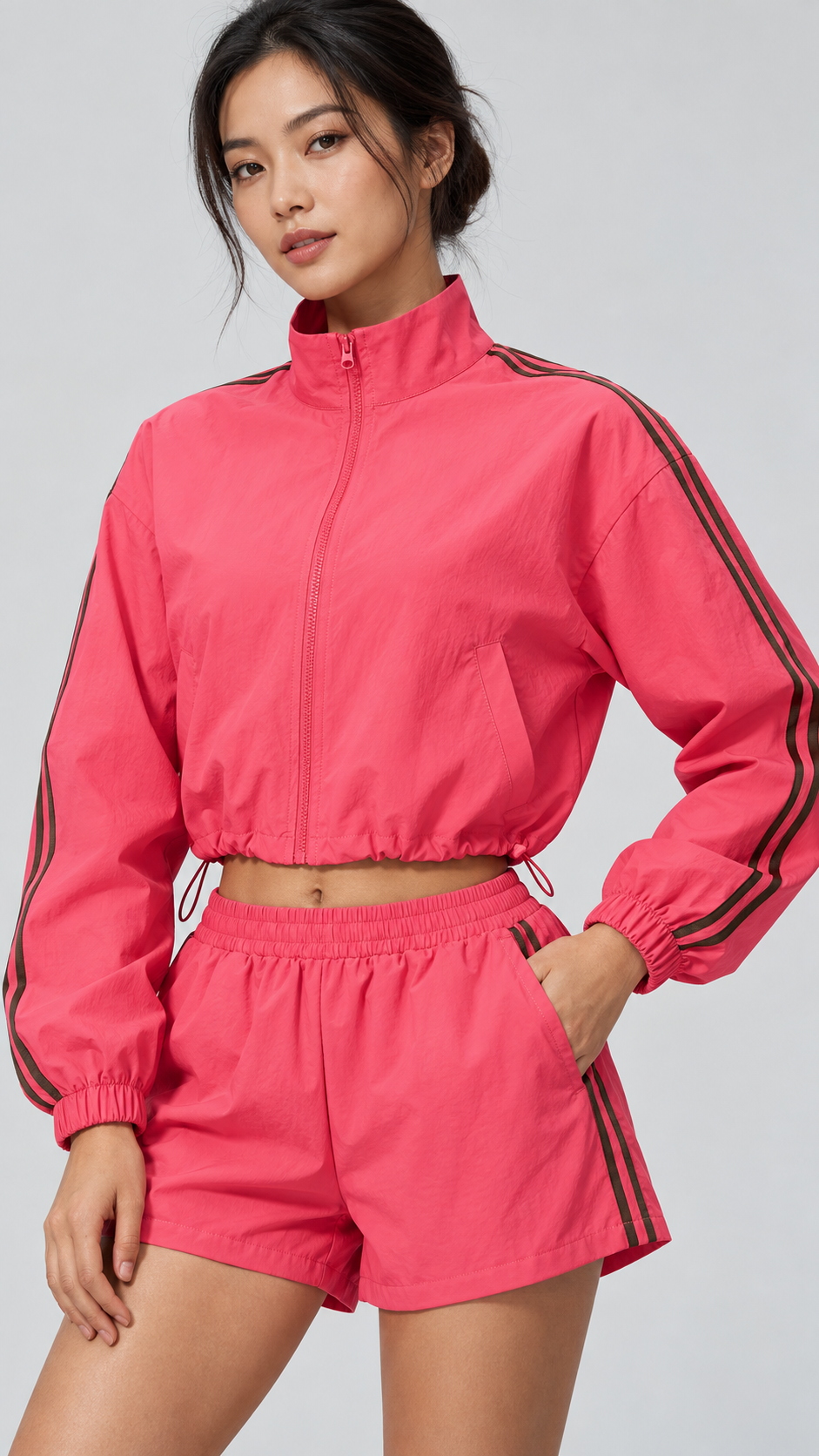 RALLY Contrast-Stripe Sports Jackets