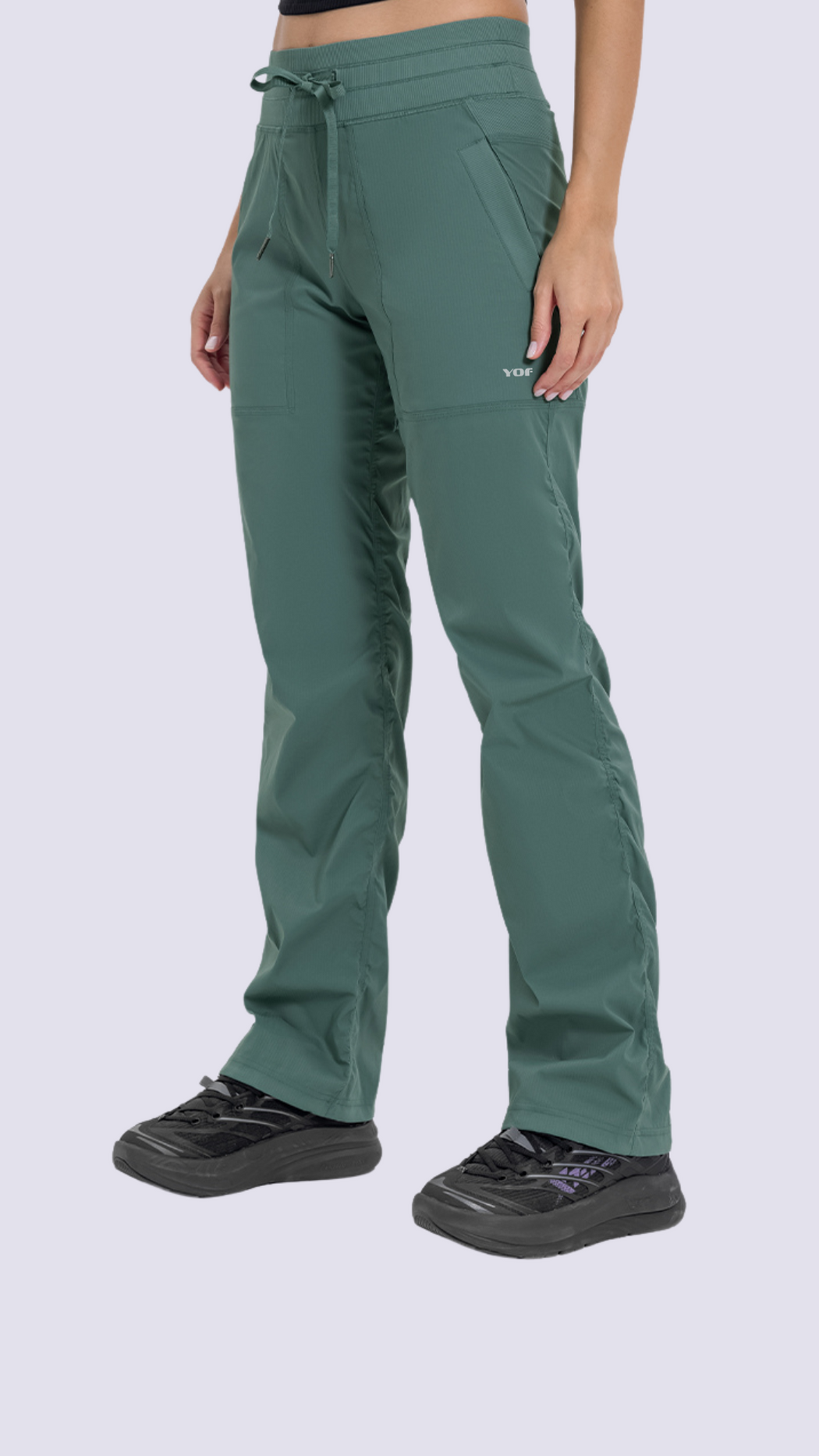 Ultra Lightweight Drawstring Leg Closure Pant With Pockets 125gsm YOF Athletica