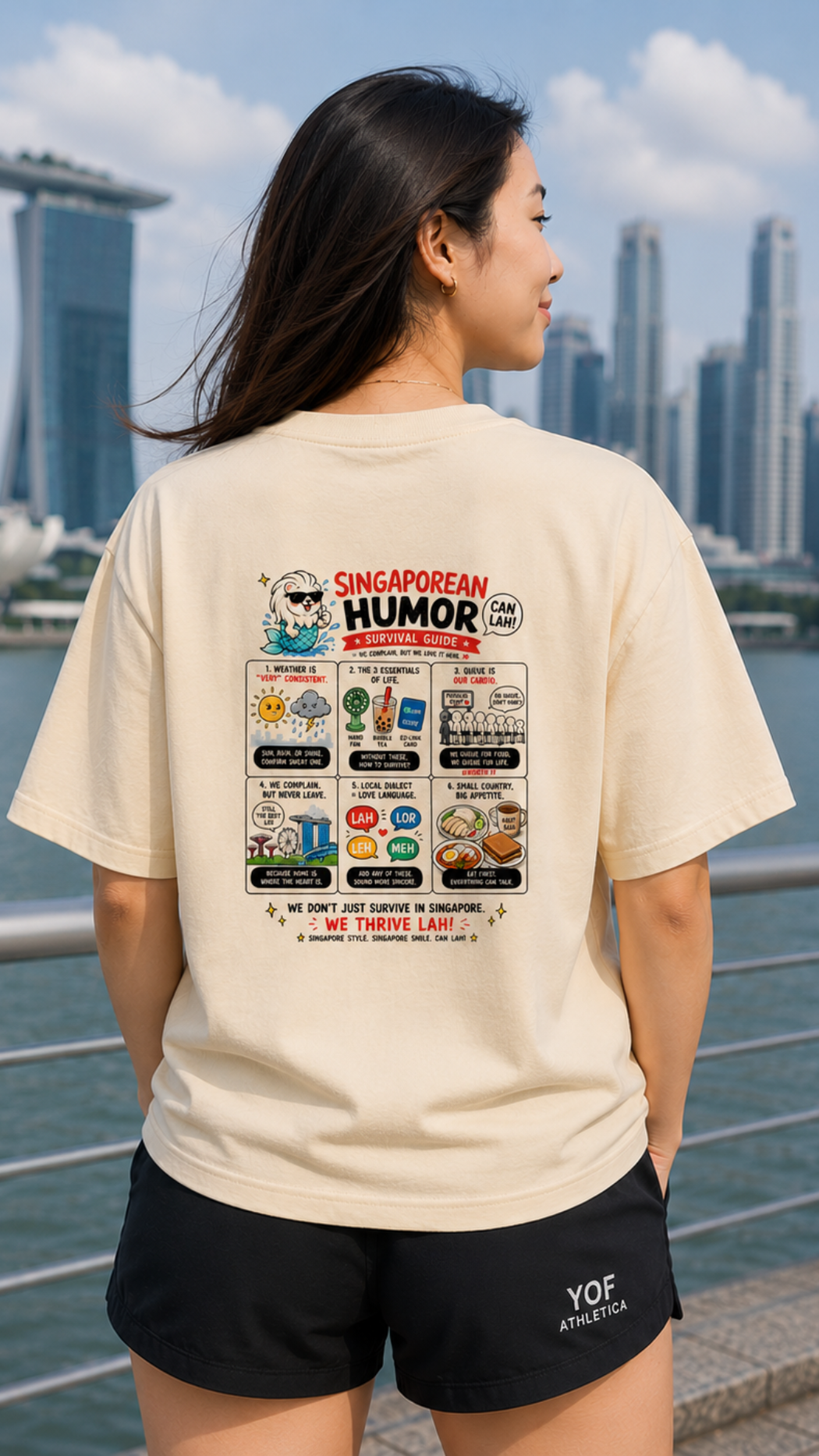 Can-Lah SG Humor Unisex Cotton T-Shirt
