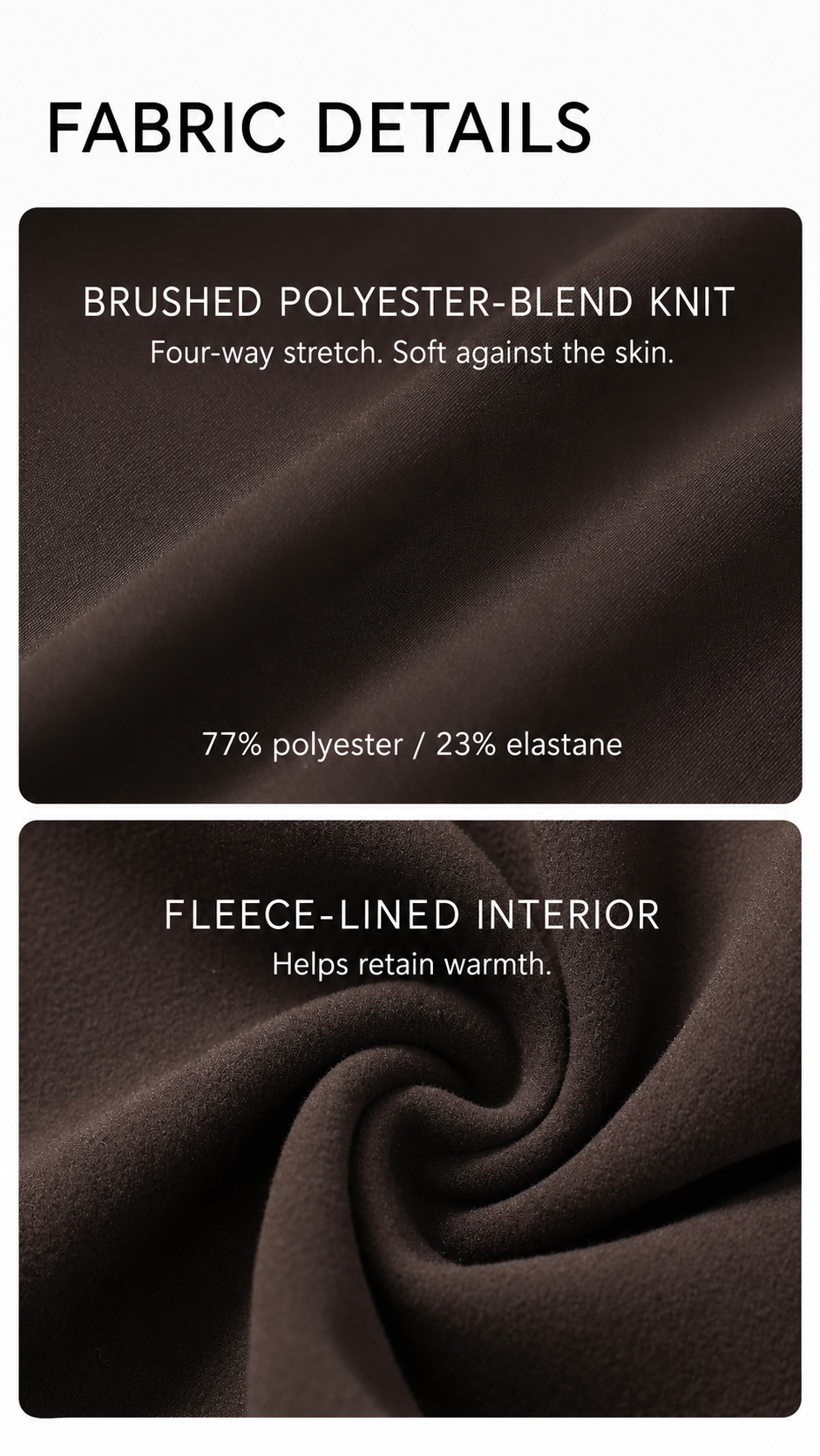 Veyla Women’s High-Waist Fleece-Lined 7/8 Leggings