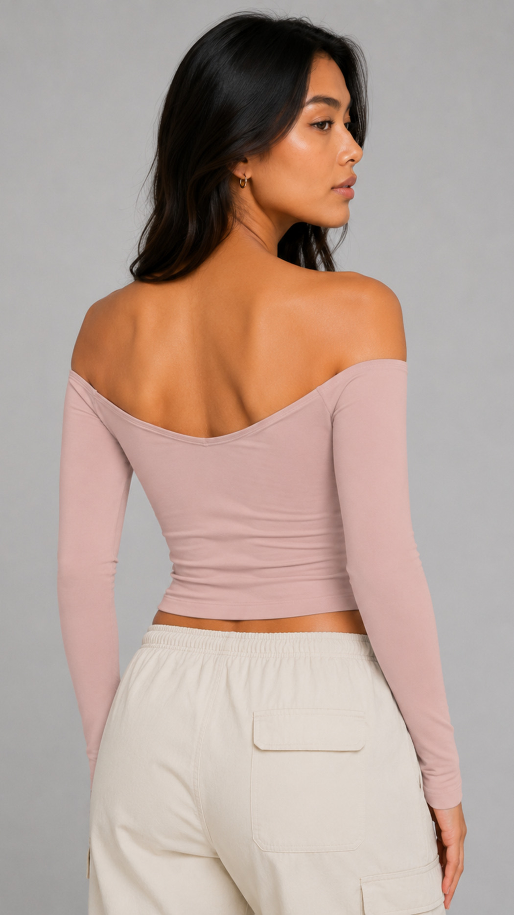 Vera Off-Shoulder Long Sleeve Top