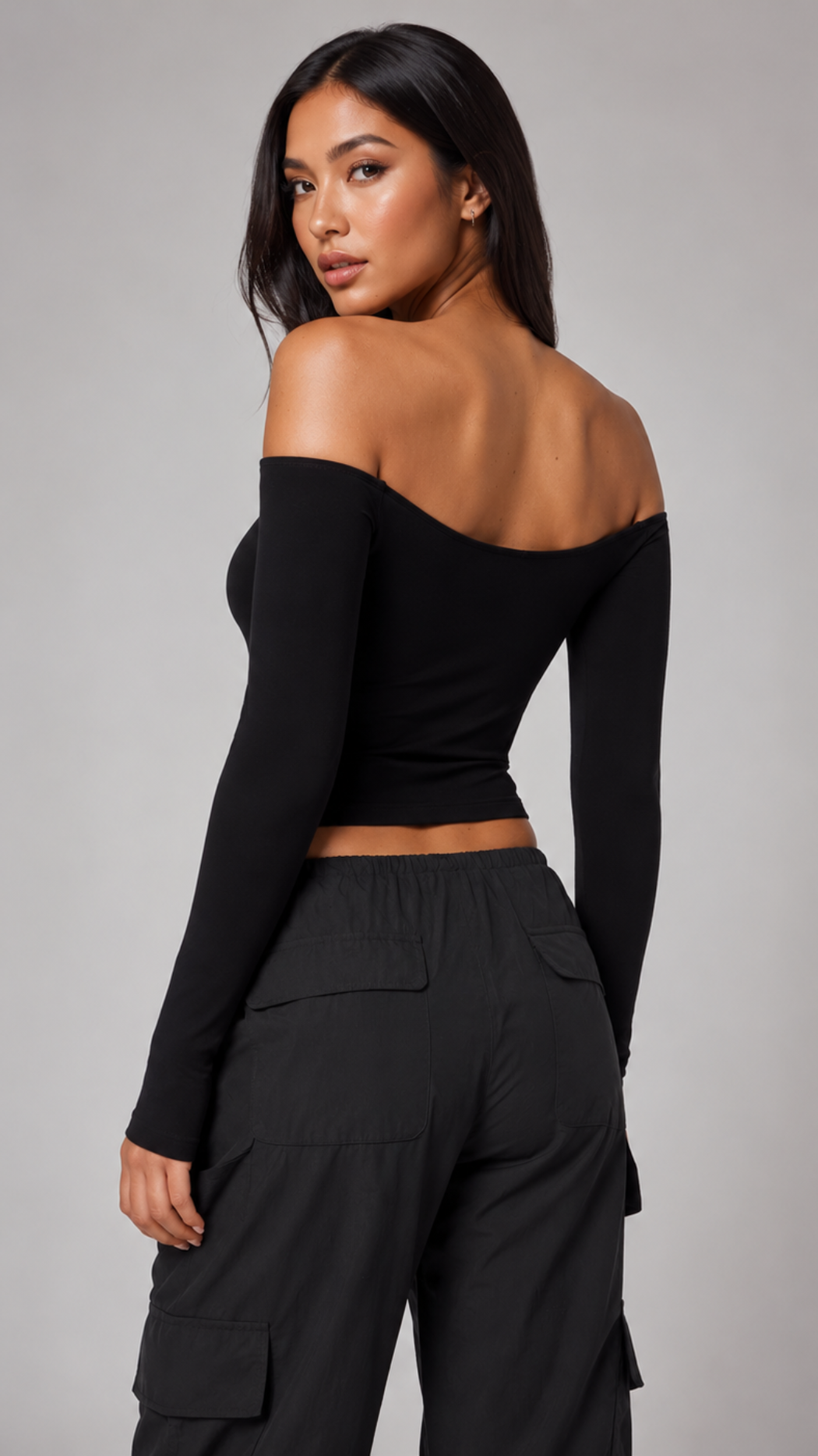 Vera Off-Shoulder Long Sleeve Top