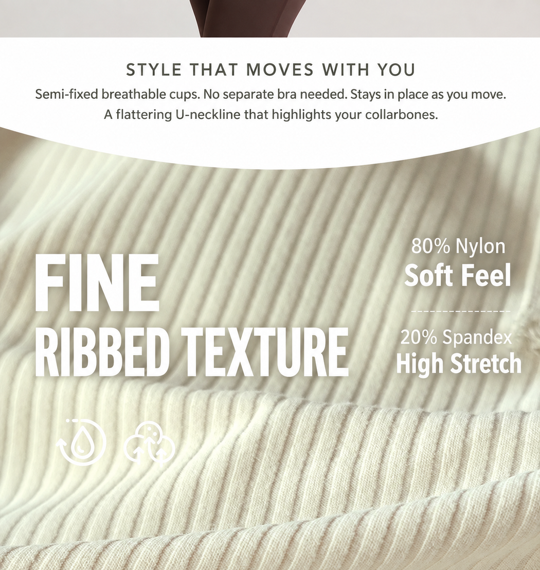 TWL Built-In Bra Tank Top