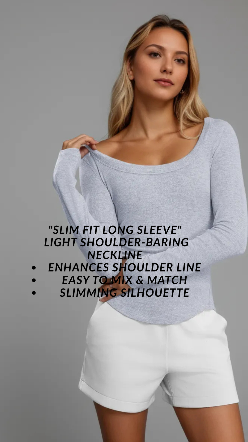 Evara Off-Shoulder Rib Top