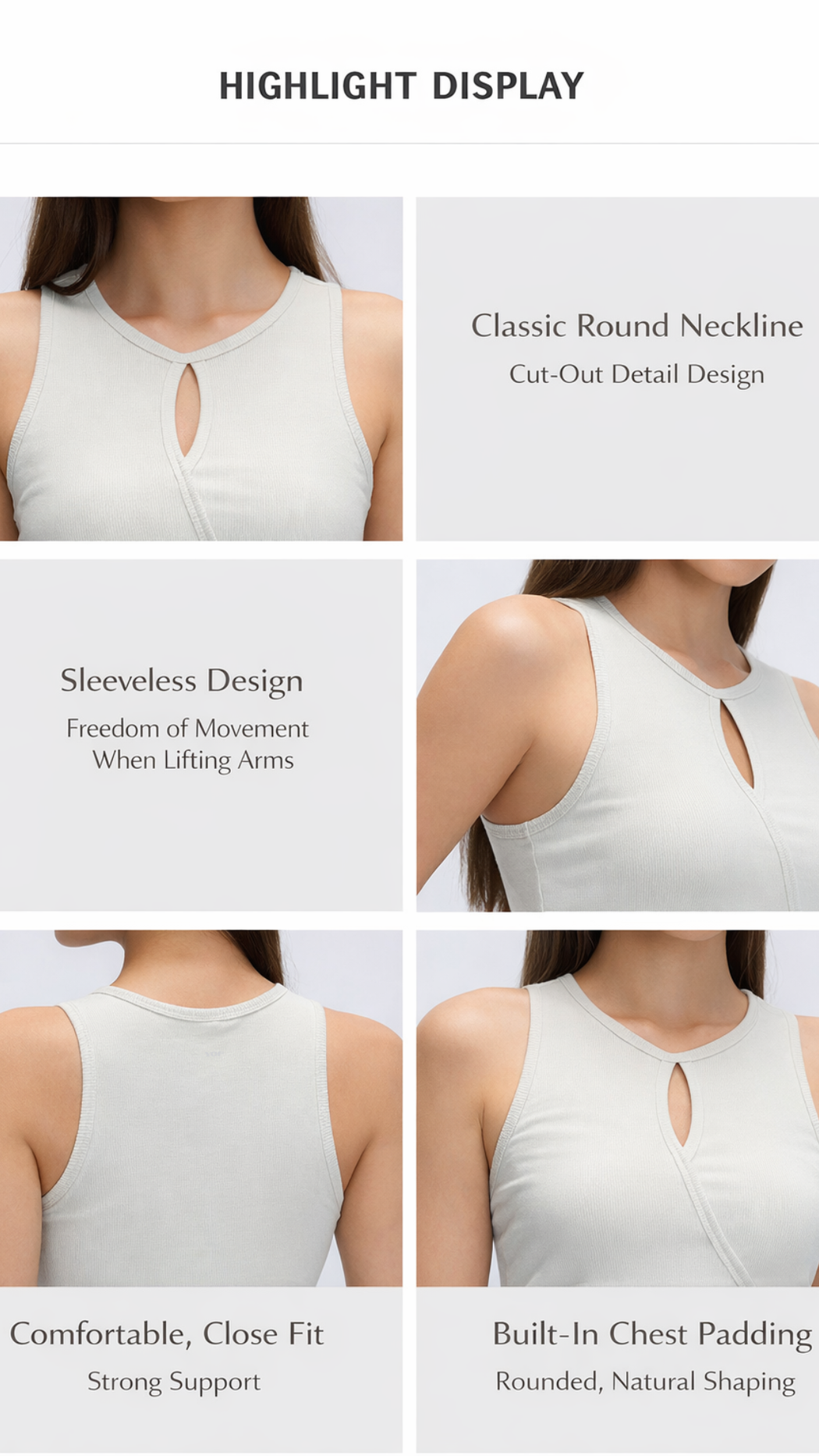 Lunelle Modal Sculpt Top