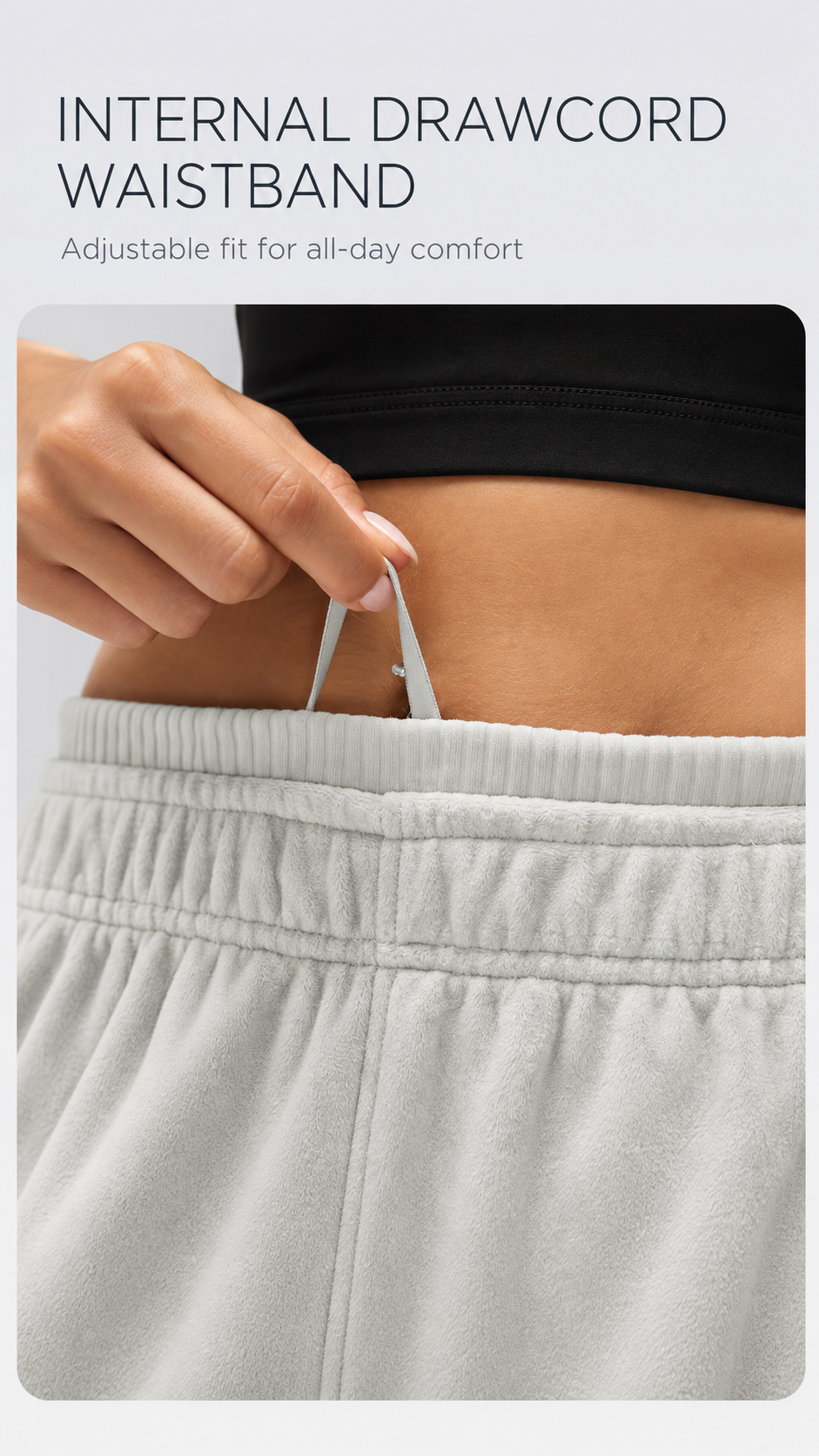 Mirae Ultra-Soft Fleece Zip Hoodie & Snap-Button Wide-Leg Pants Set