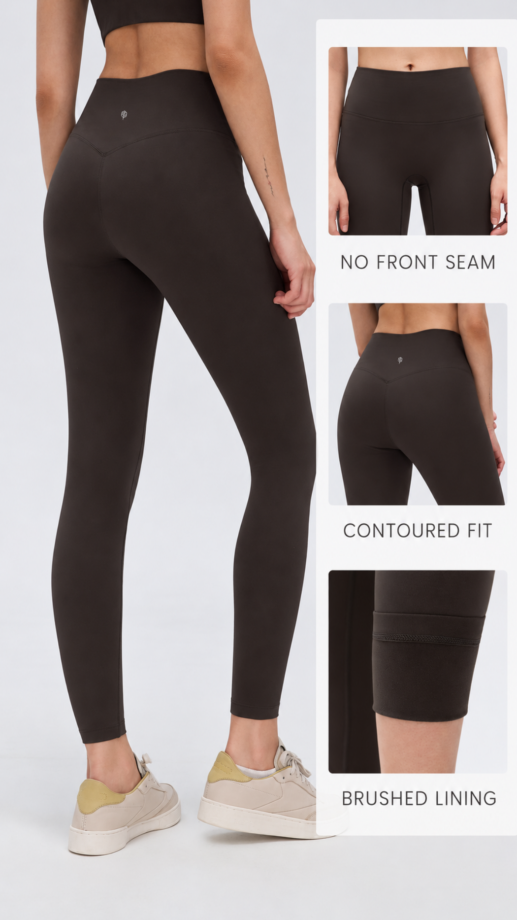 Veyla Women’s High-Waist Fleece-Lined 7/8 Leggings