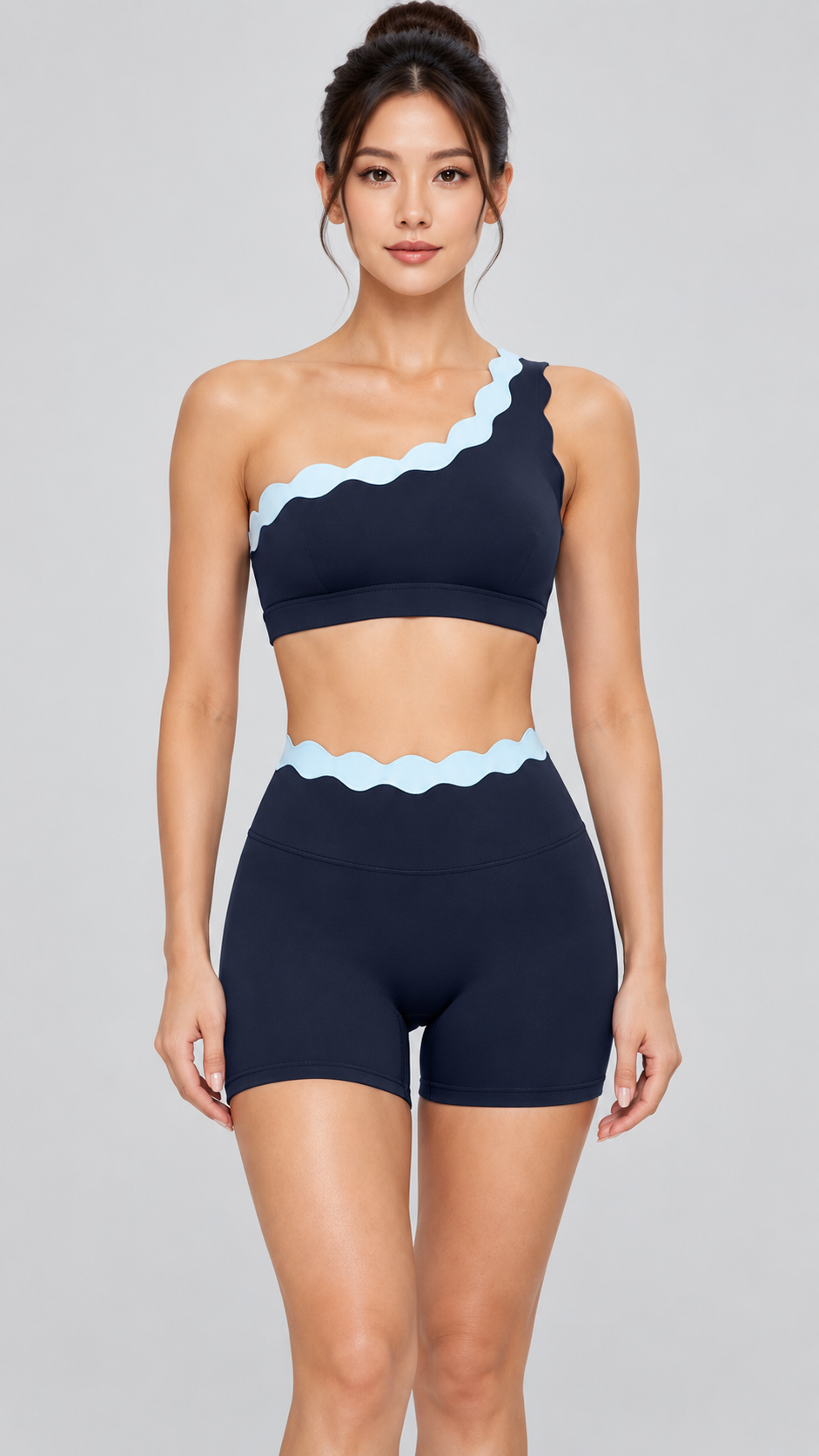 Ondine Scallop Tank & Shorts Set