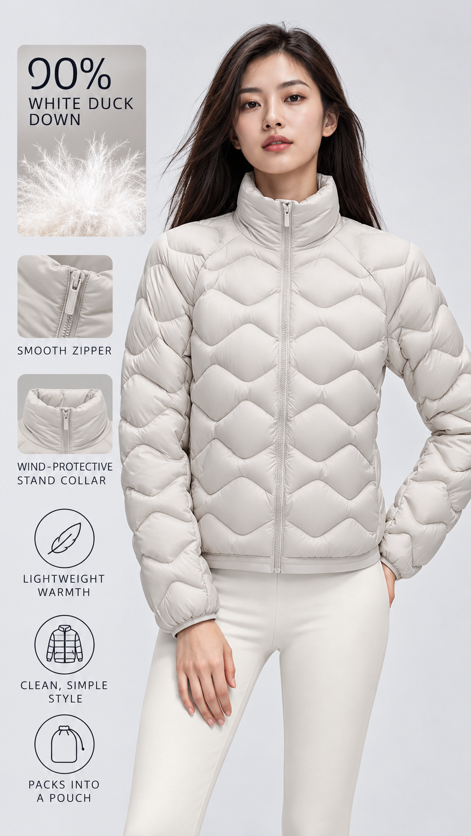 Wren Women’s Lightweight Packable Down Jacket