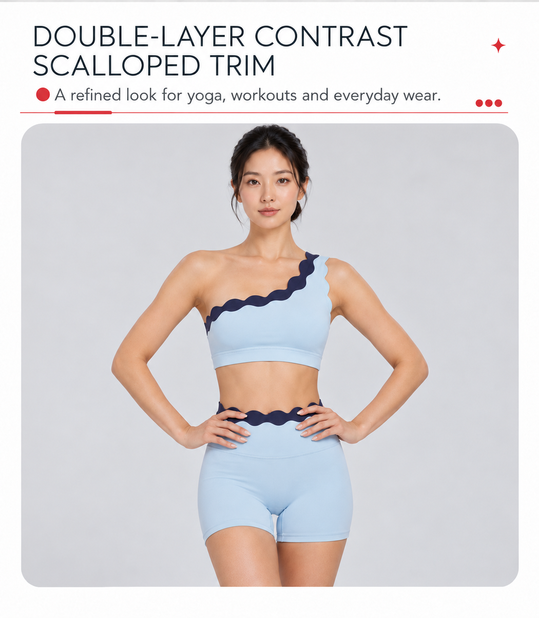 Ondine Scallop Tank & Shorts Set