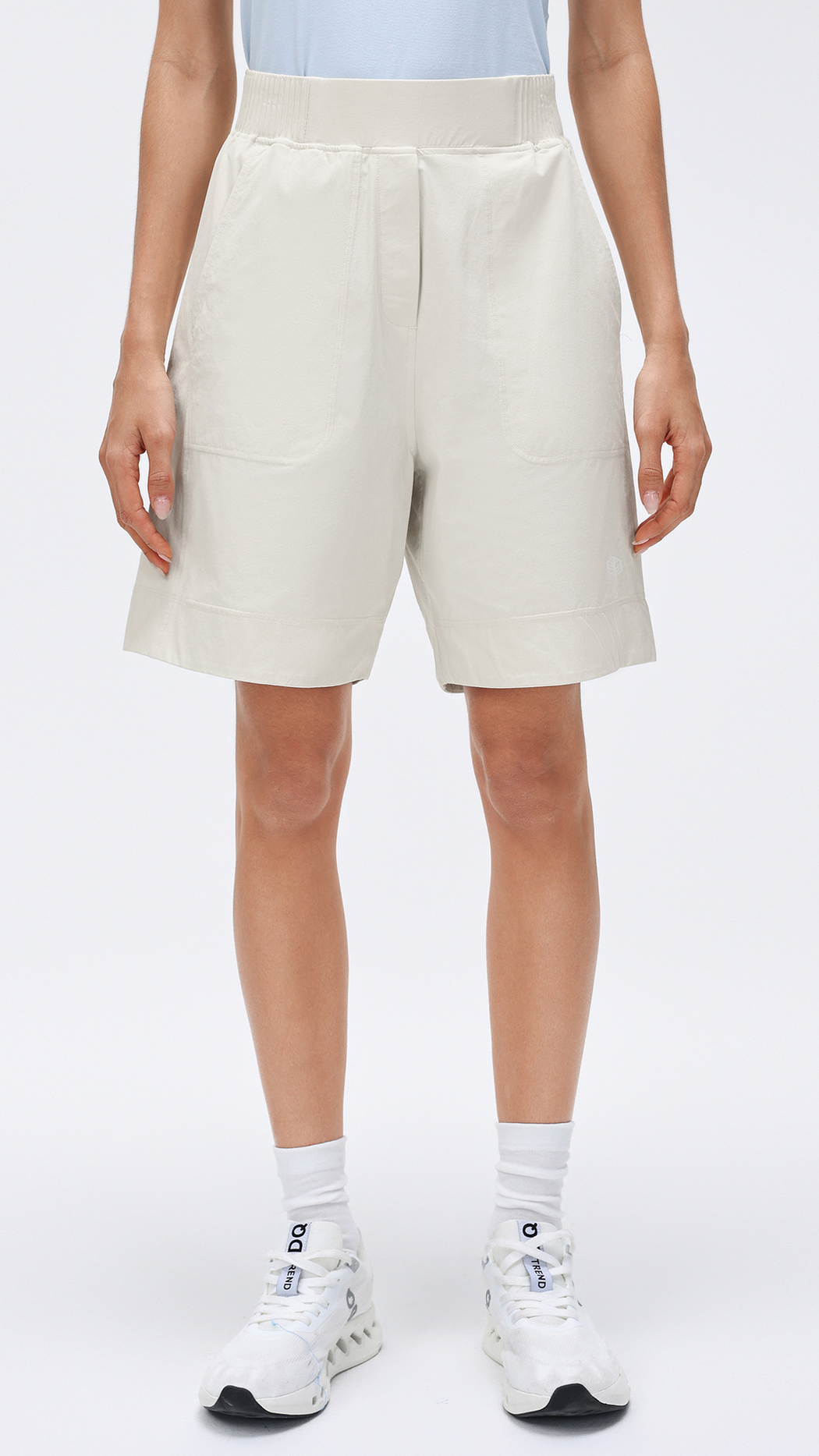AEROFLEX Relaxed High-Waist Utility Shorts