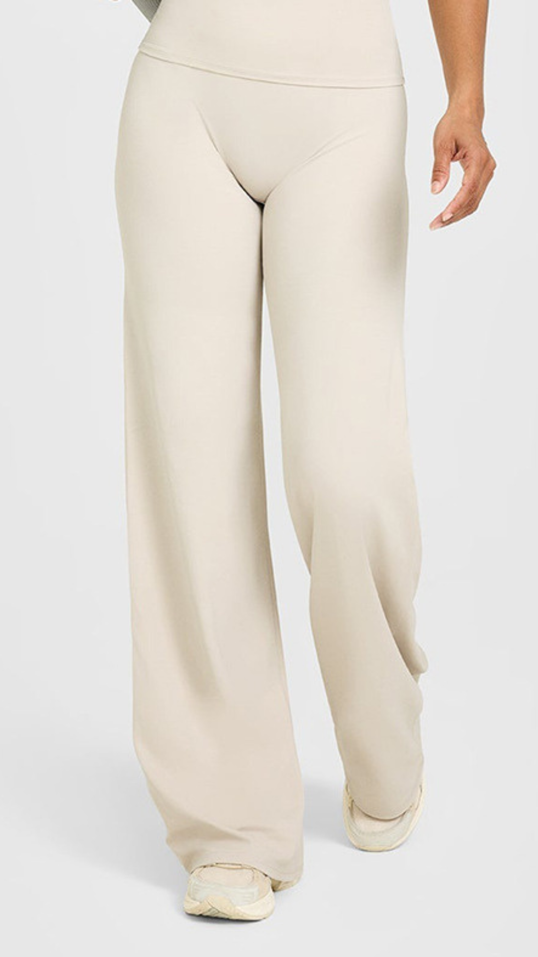 Aveline High-Waist Straight-Leg Pants