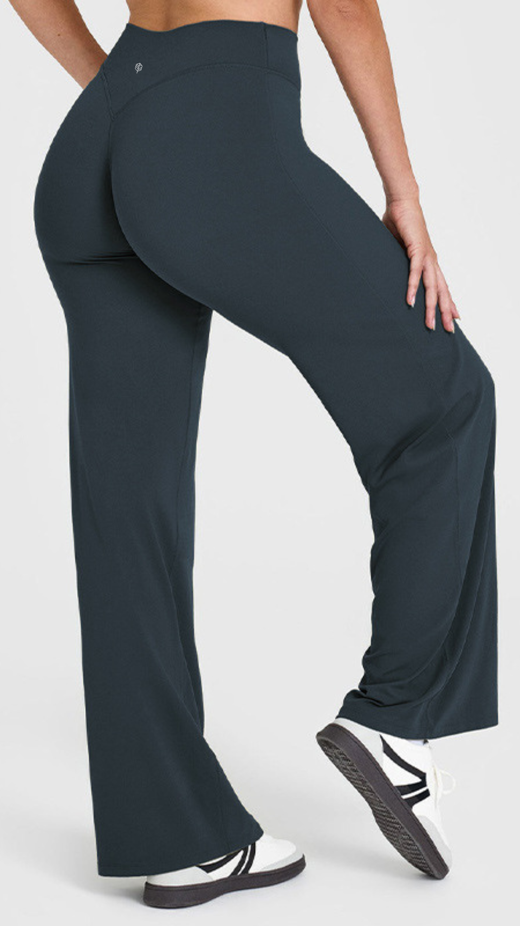 Aveline High-Waist Straight-Leg Pants