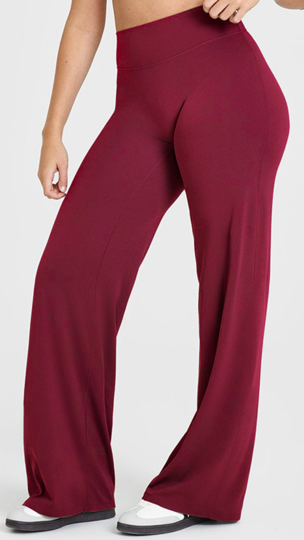 Aveline High-Waist Straight-Leg Pants