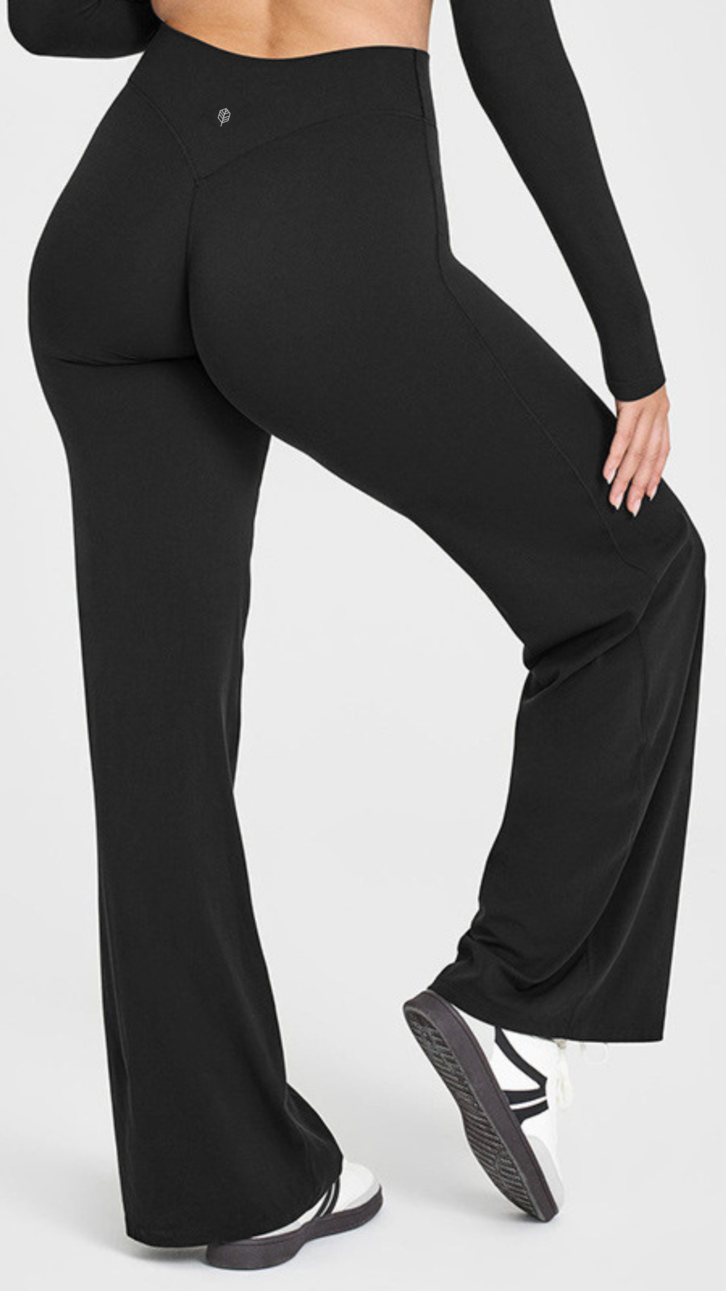 Aveline High-Waist Straight-Leg Pants