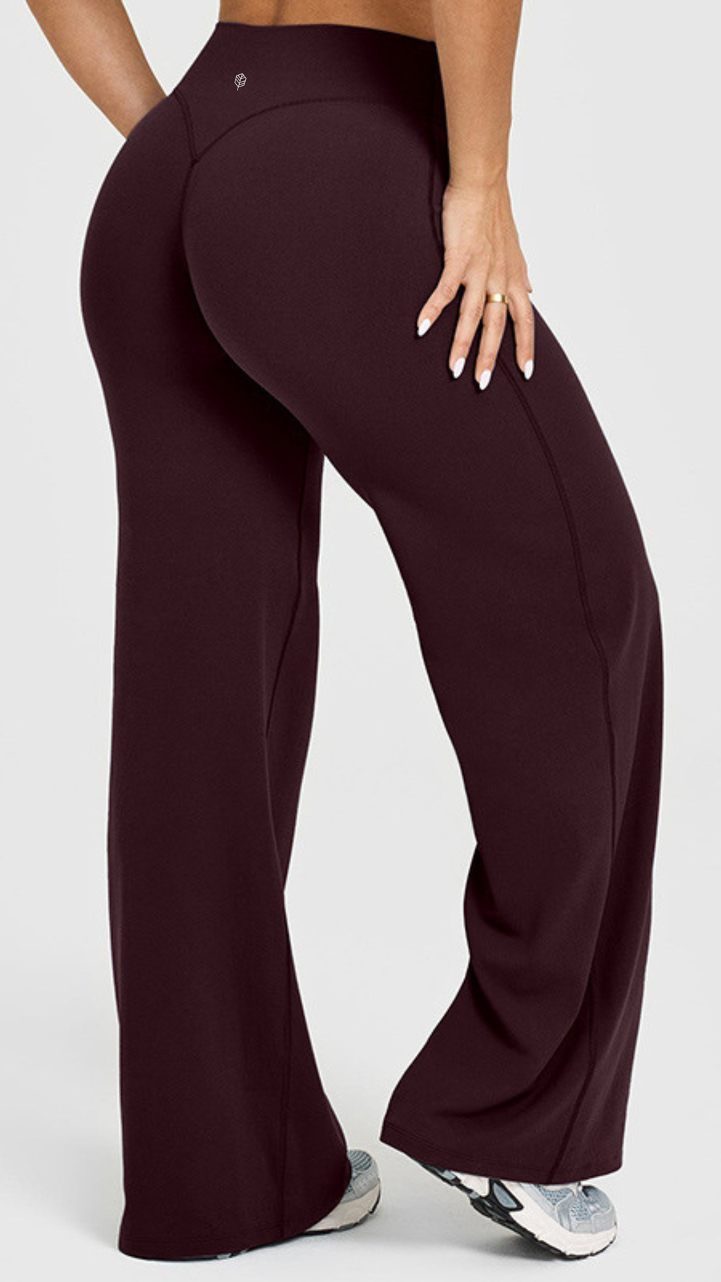 Aveline High-Waist Straight-Leg Pants