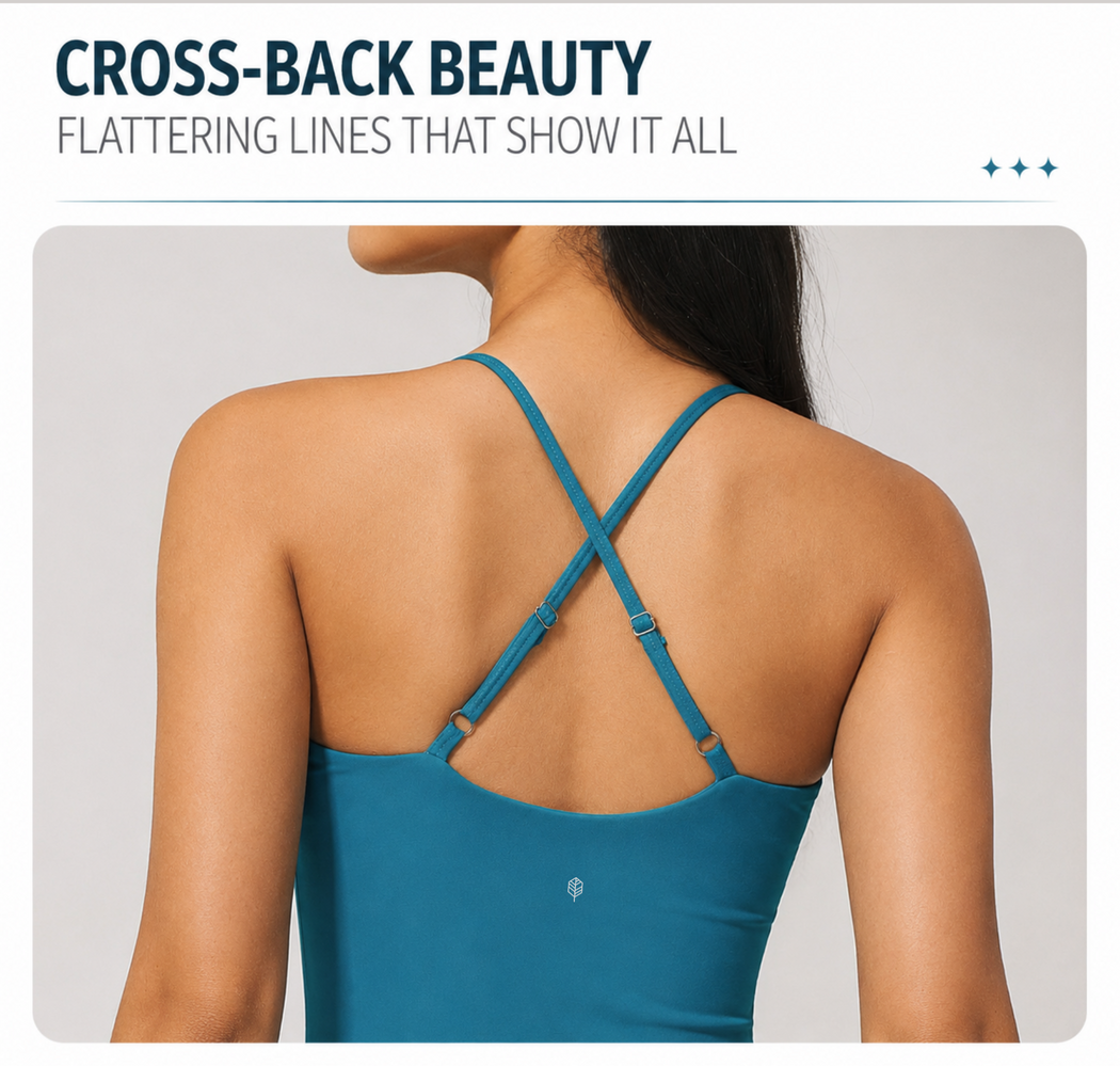 Nyra Crossback Padded Tank