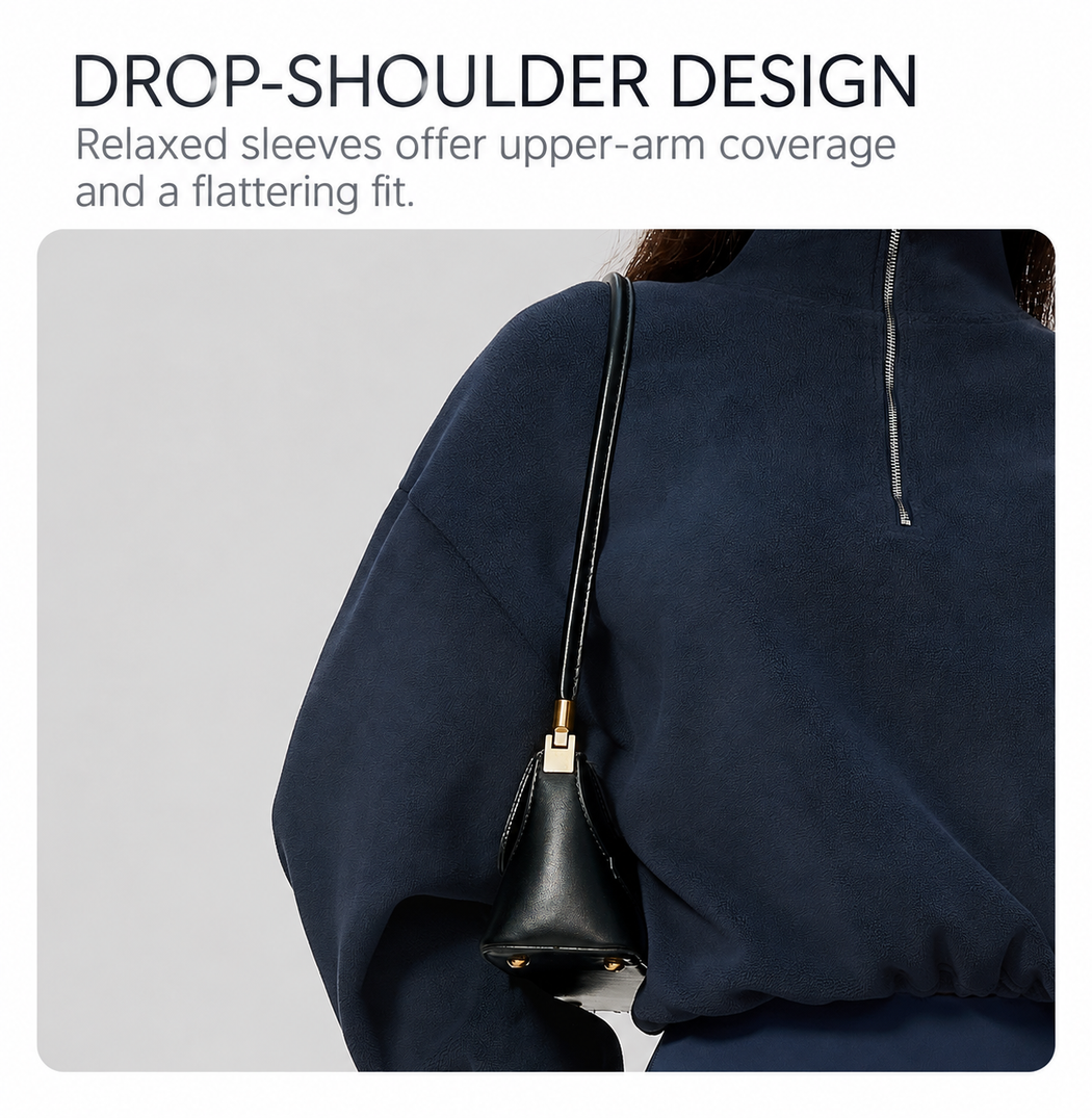 The Cloud-Line Women's Half-Zip Fleece Pullover