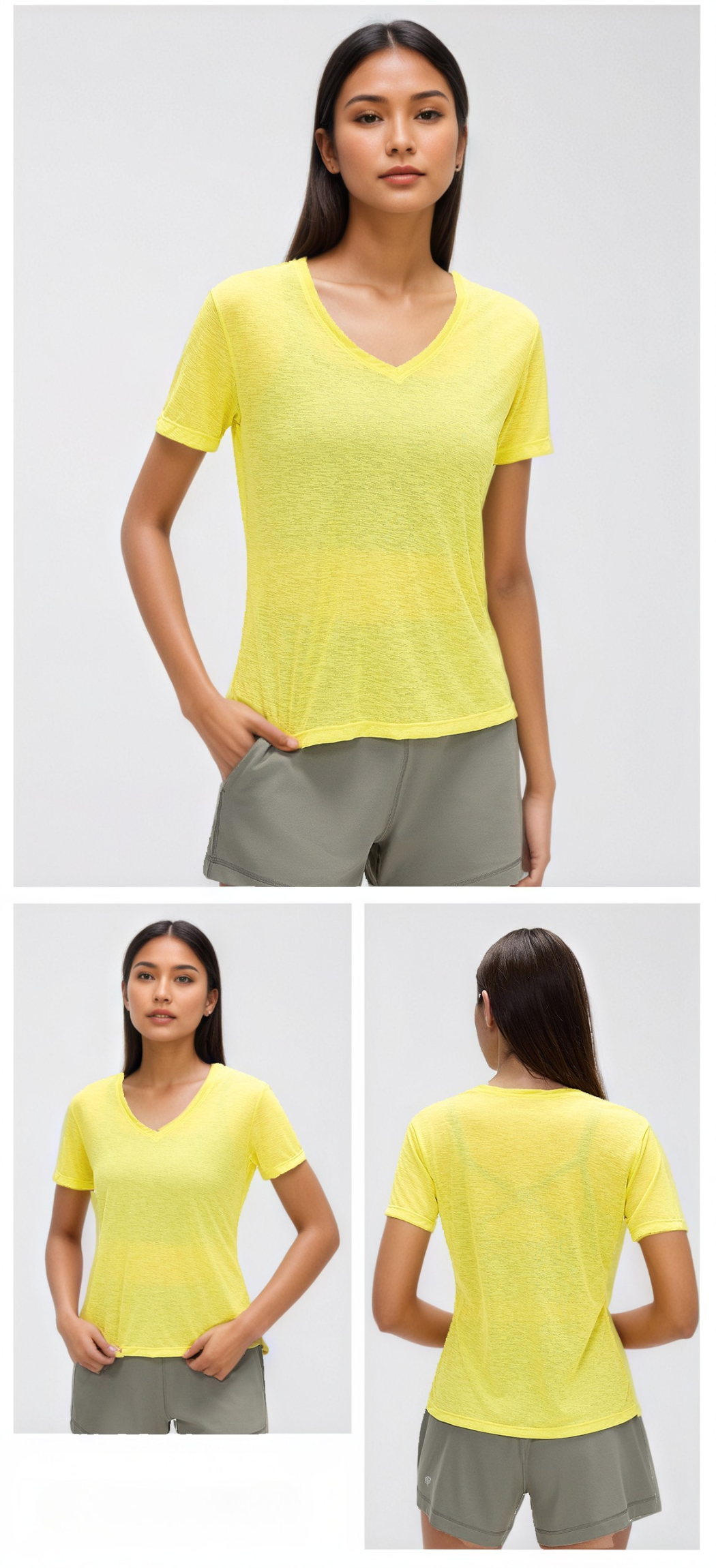 Lunaris Flow V Neck Tee