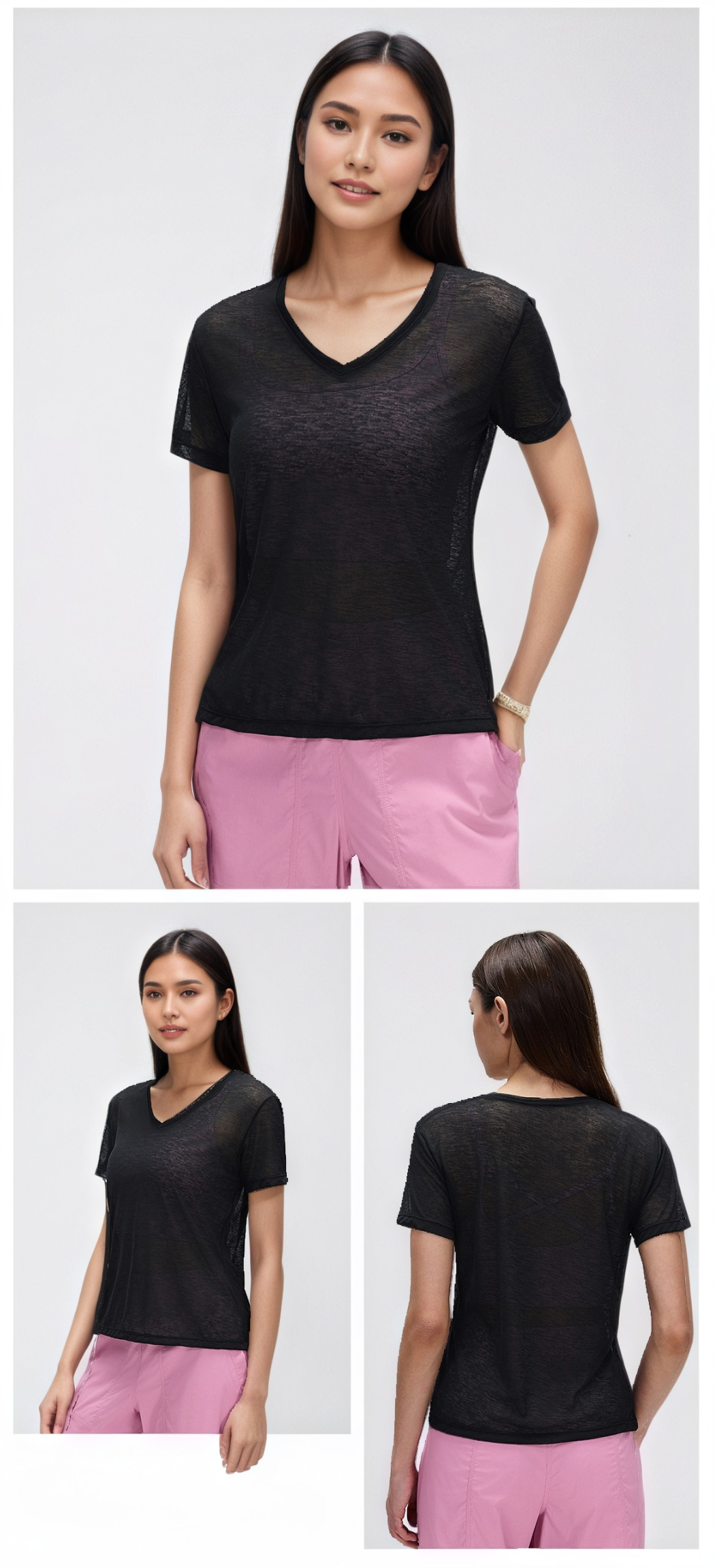 Lunaris Flow V Neck Tee