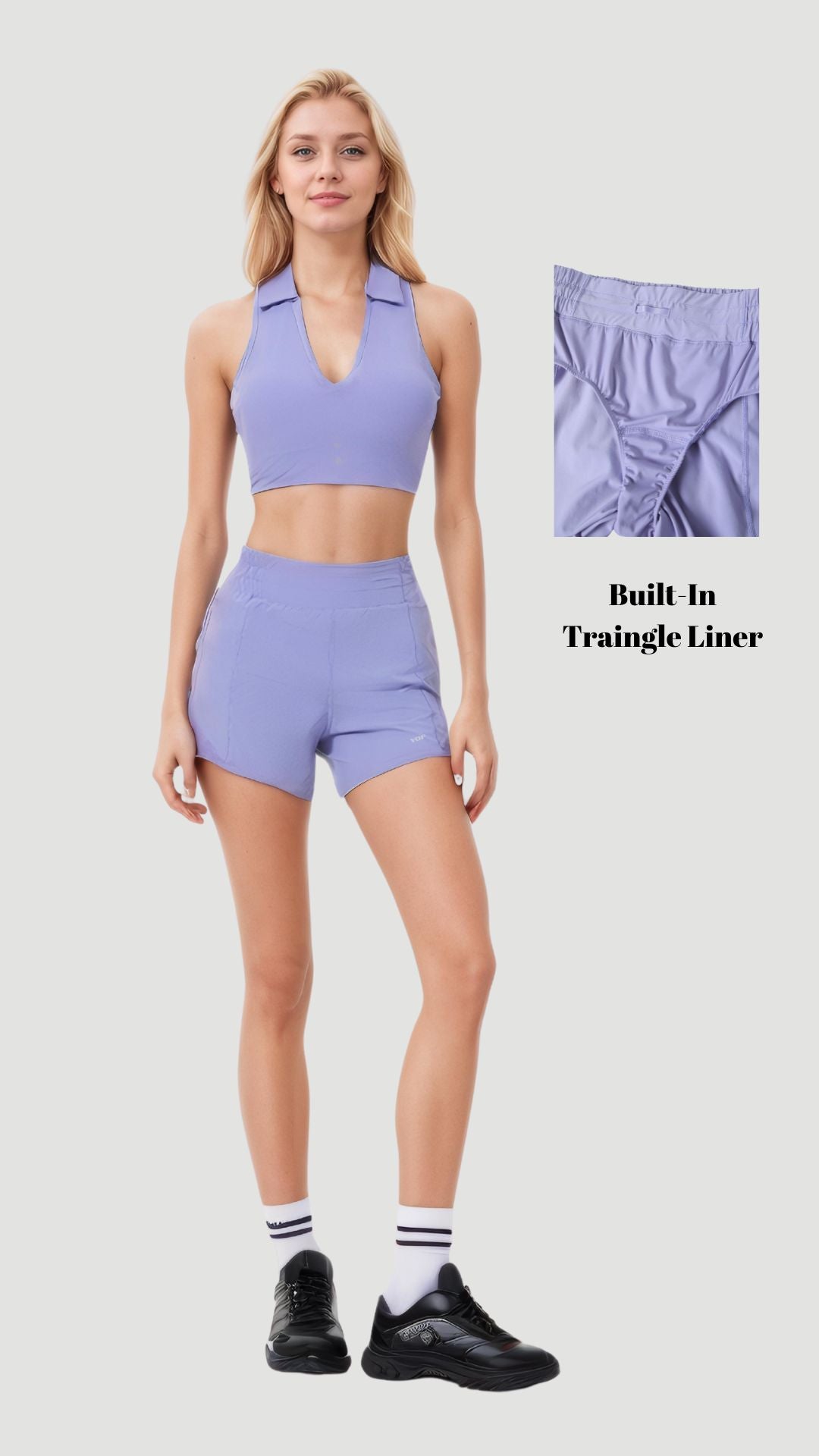 SwiftRun Performance Shorts with Triangle Liner — YOF Athletica