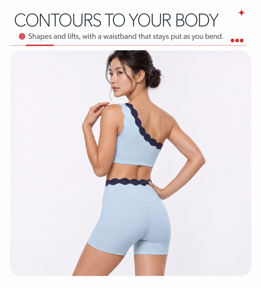 Ondine Scallop Tank & Shorts Set