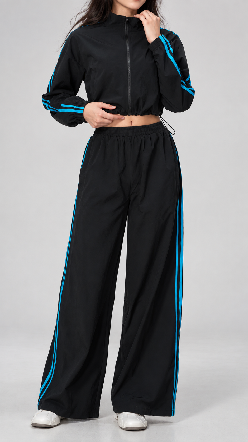 RALLY Contrast-Stripe Sports Pants