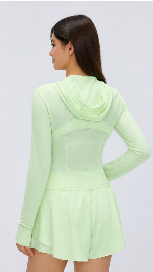 LUNARÉ Mesh Hooded Jacket