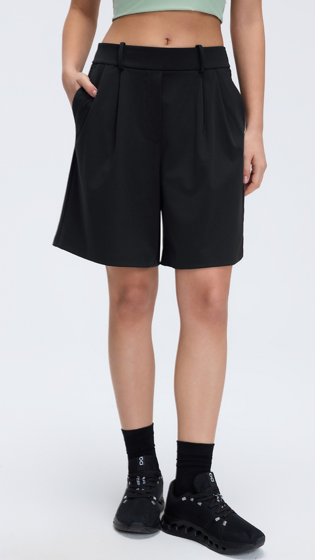 ELAN A-Line High-Waist Shorts
