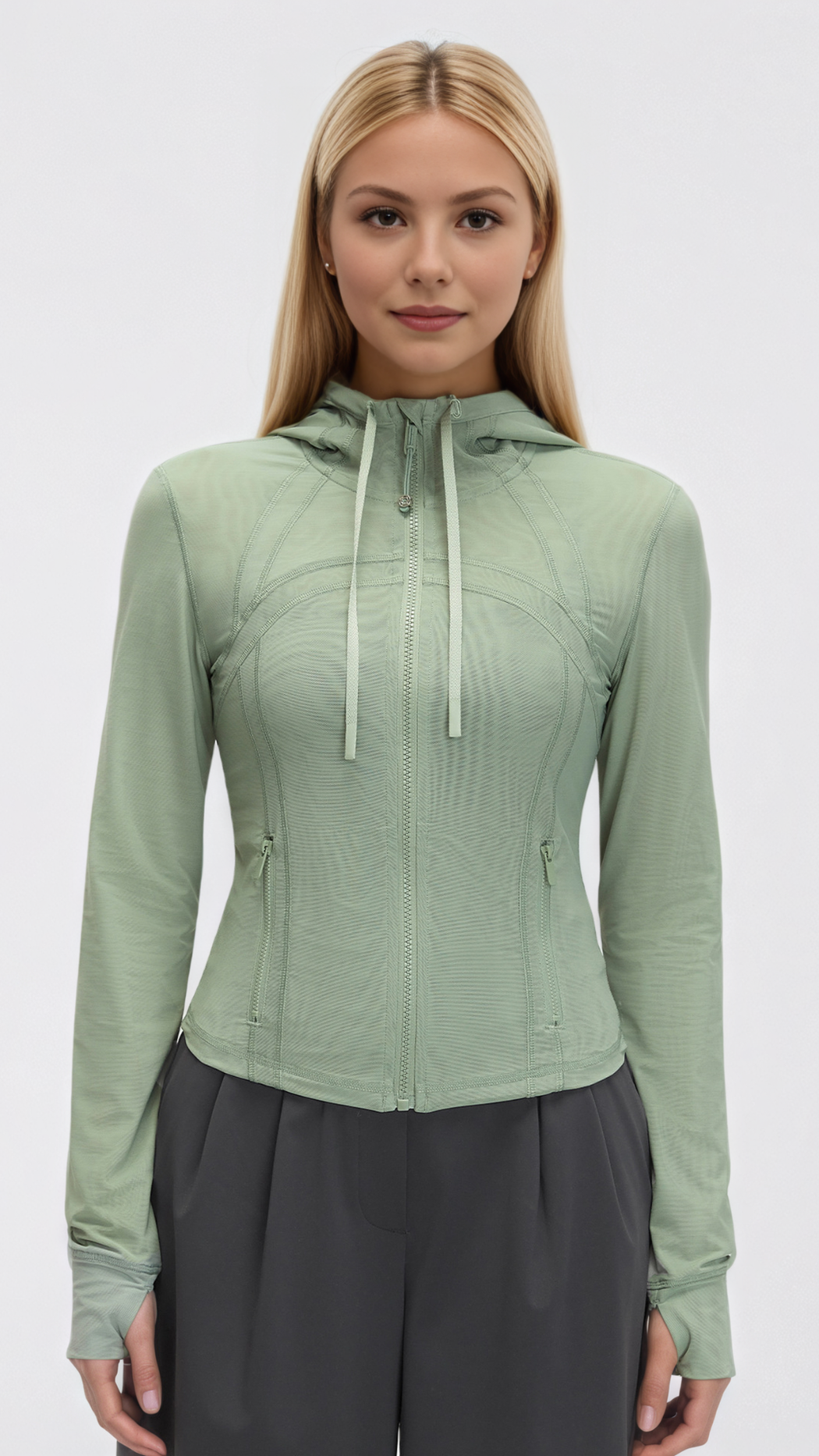 LUNARÉ Mesh Hooded Jacket