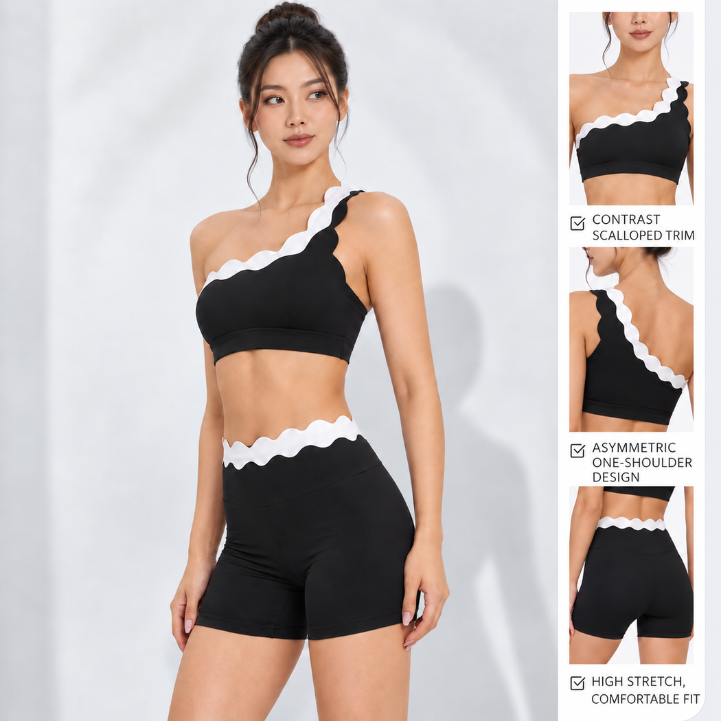 Ondine Scallop Tank & Shorts Set