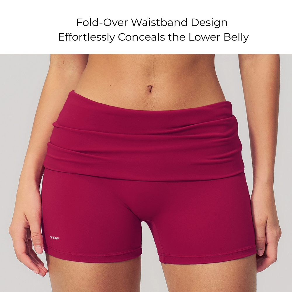 Astra Foldover Sculpt Shorts