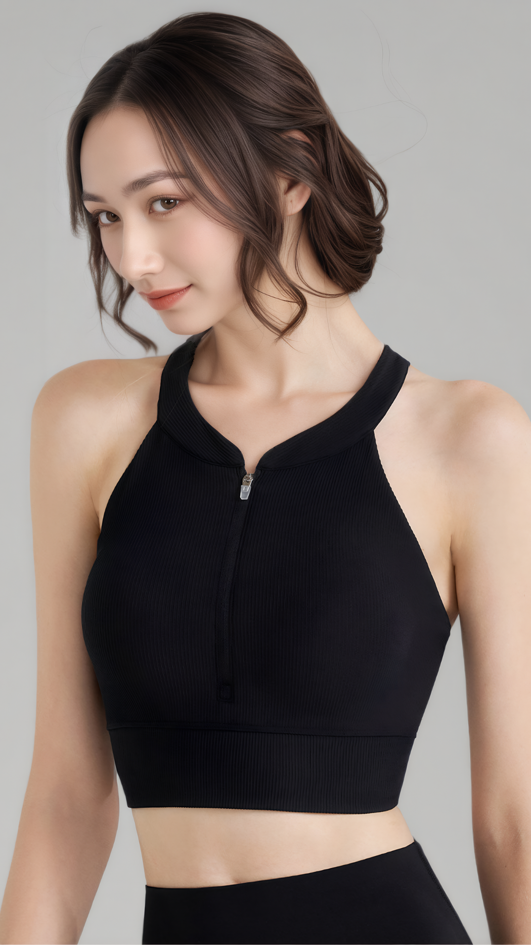 Rivora Zip Front Bra