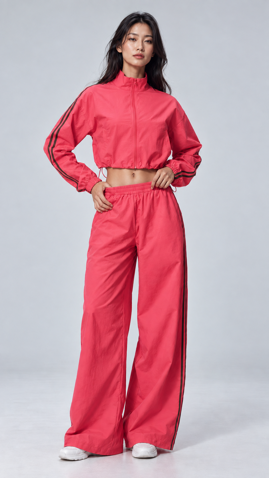 RALLY Contrast-Stripe Sports Pants