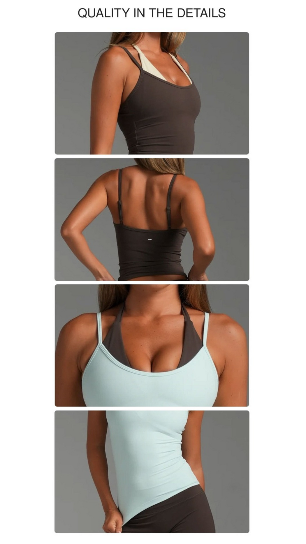Vela Duo-Layer Tank Top Shorts Set