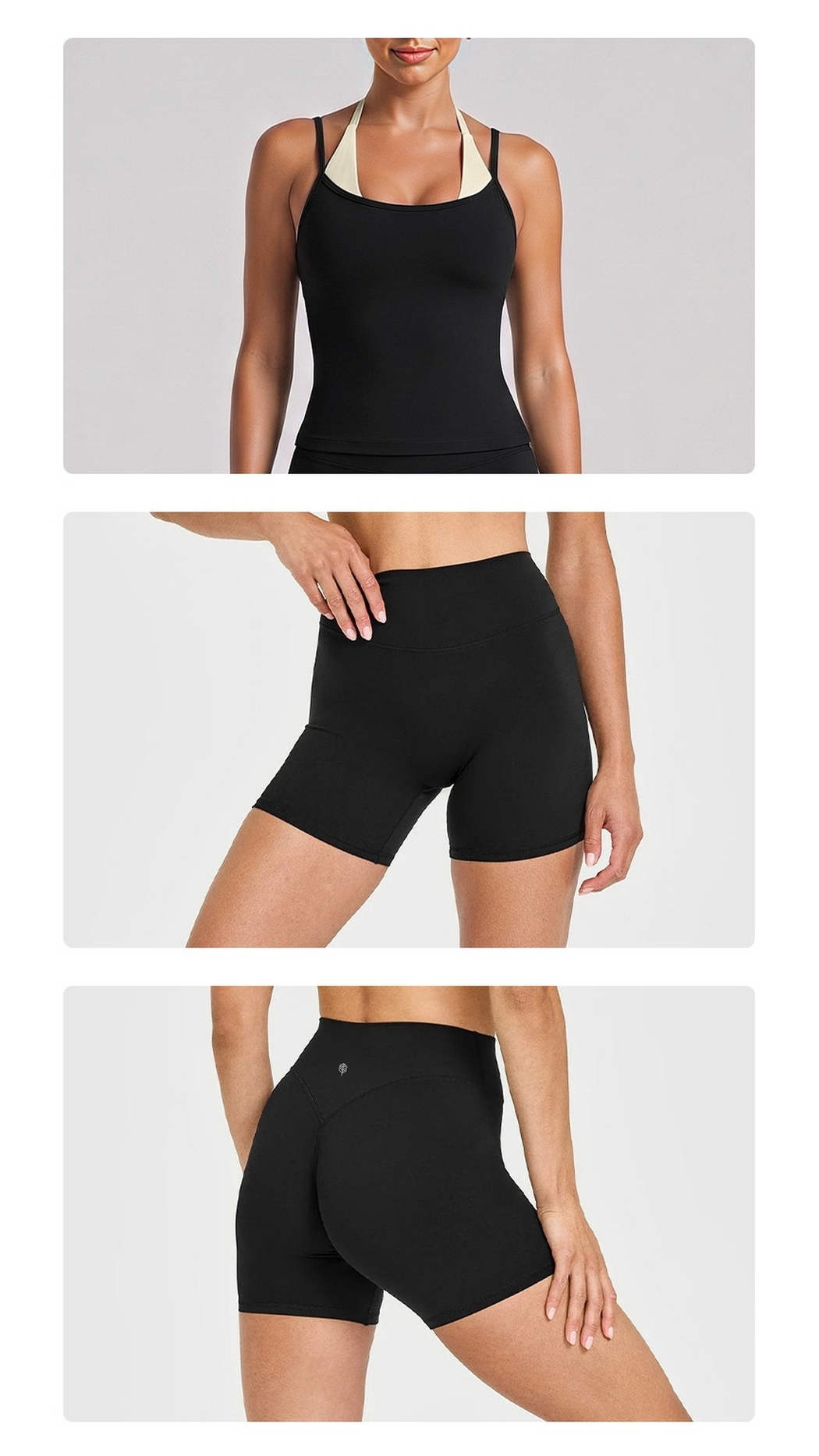 Vela Duo-Layer Tank Top Shorts Set