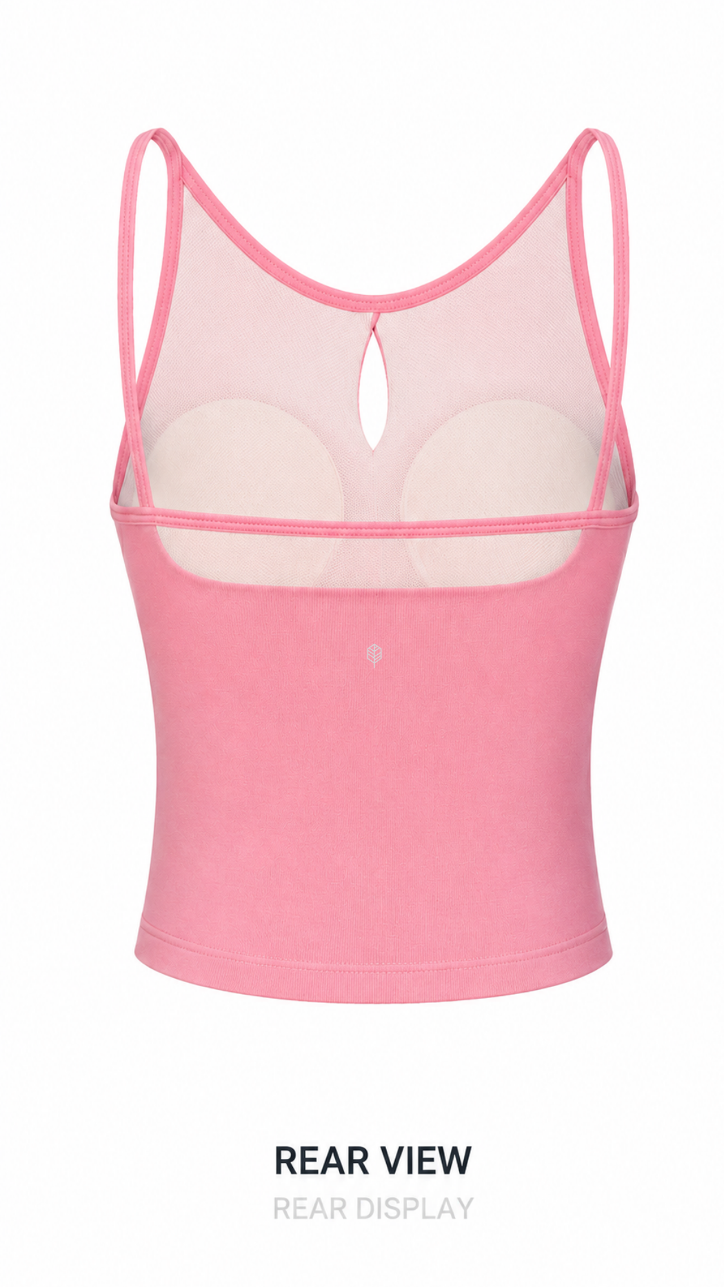 Camille Hollow-Strap Fixed Cup Sports Cami