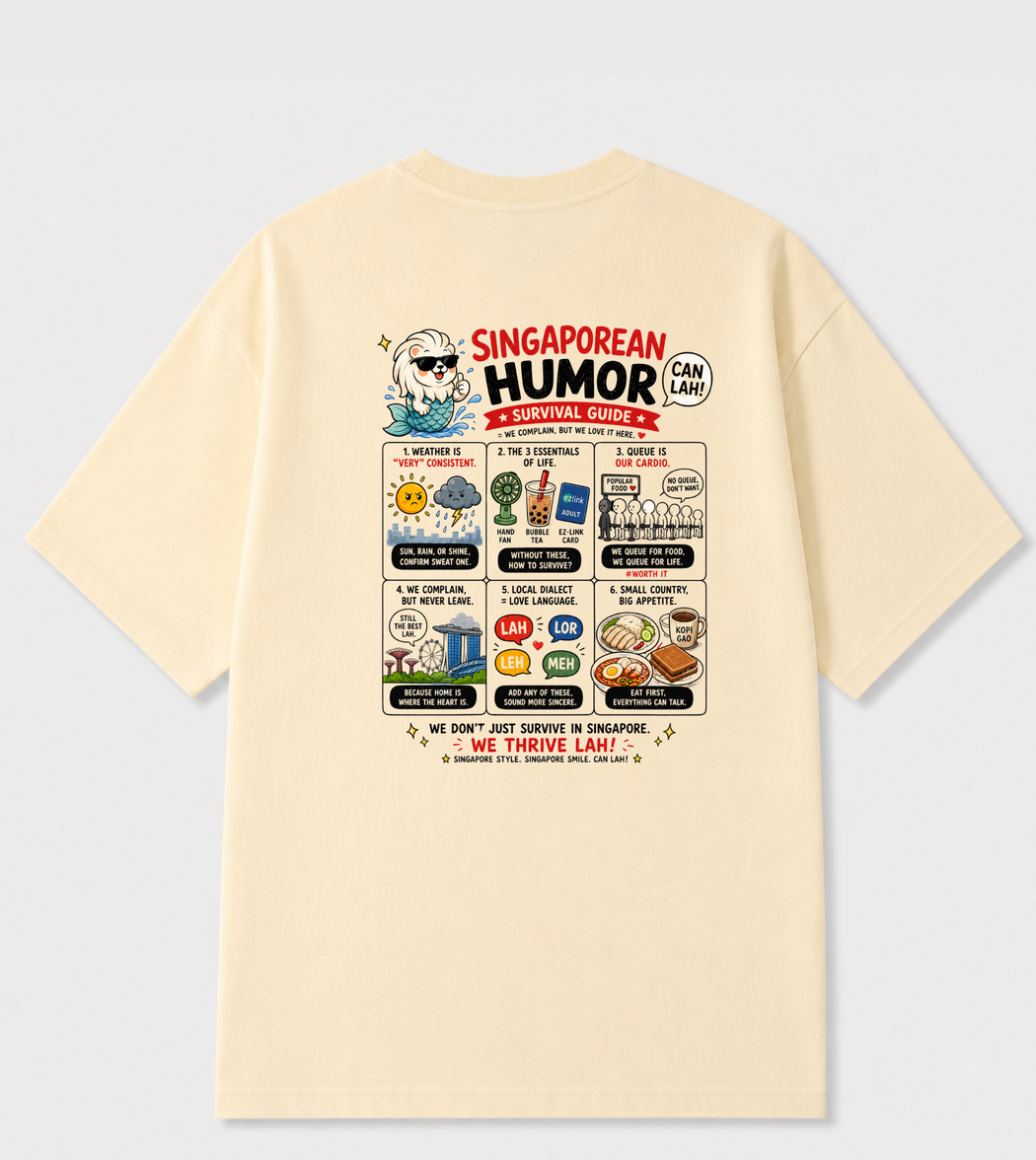 Can-Lah SG Humor Unisex Cotton T-Shirt