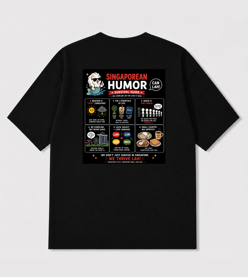 Can-Lah SG Humor Unisex Cotton T-Shirt