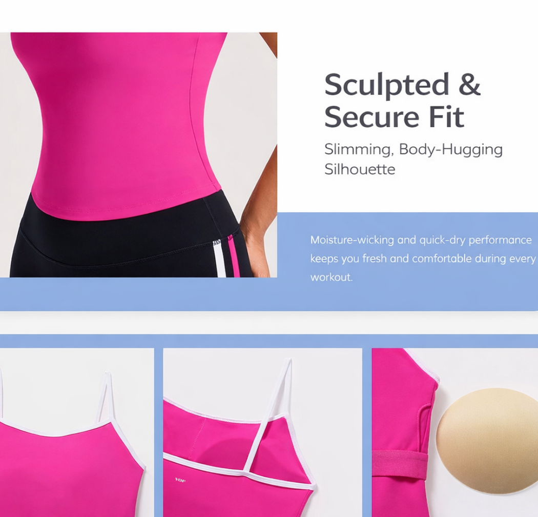 SculptLine U-Neck Performance Tank