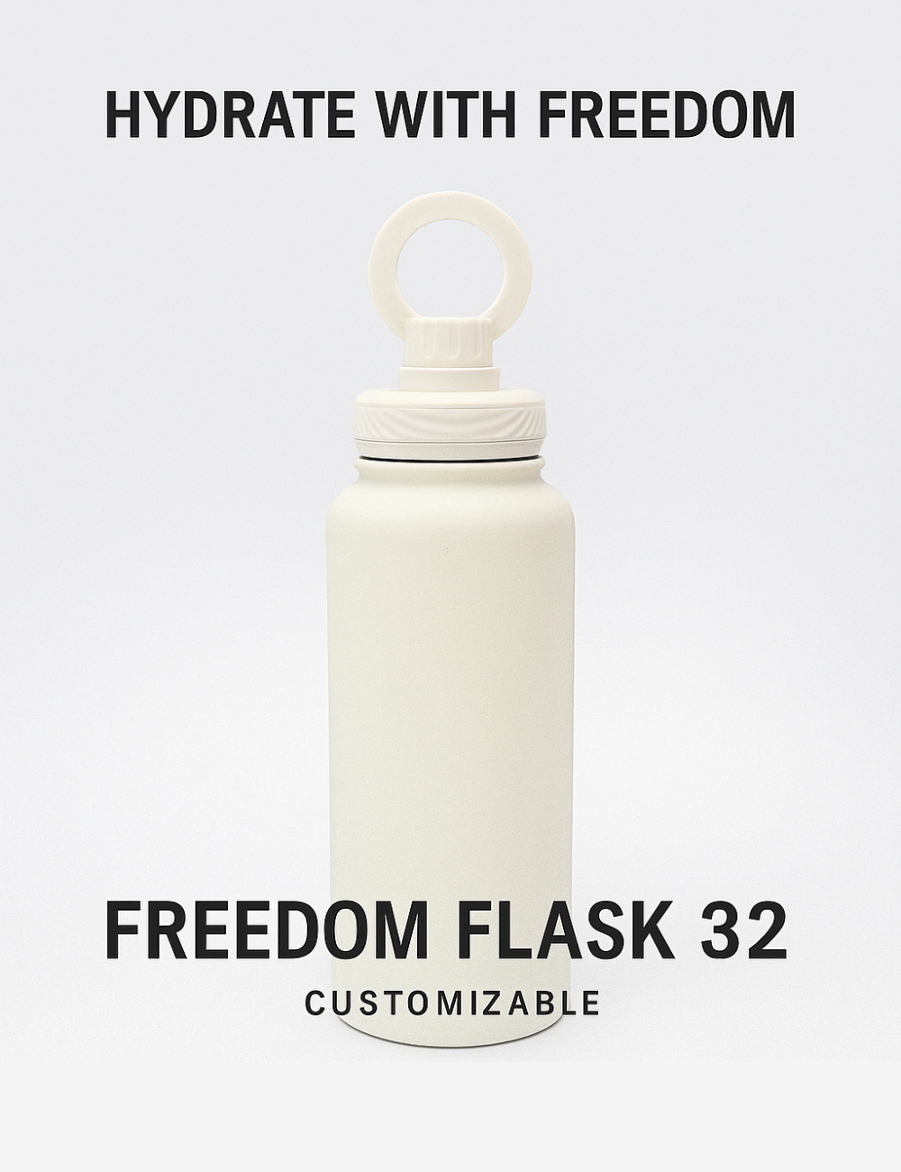 Freedom Flask 32oz Personalized Bottle | Customisable Stainless Steel Water Bottle