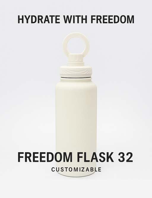 Freedom Flask 32oz Personalized Bottle | Customisable Stainless Steel Water Bottle
