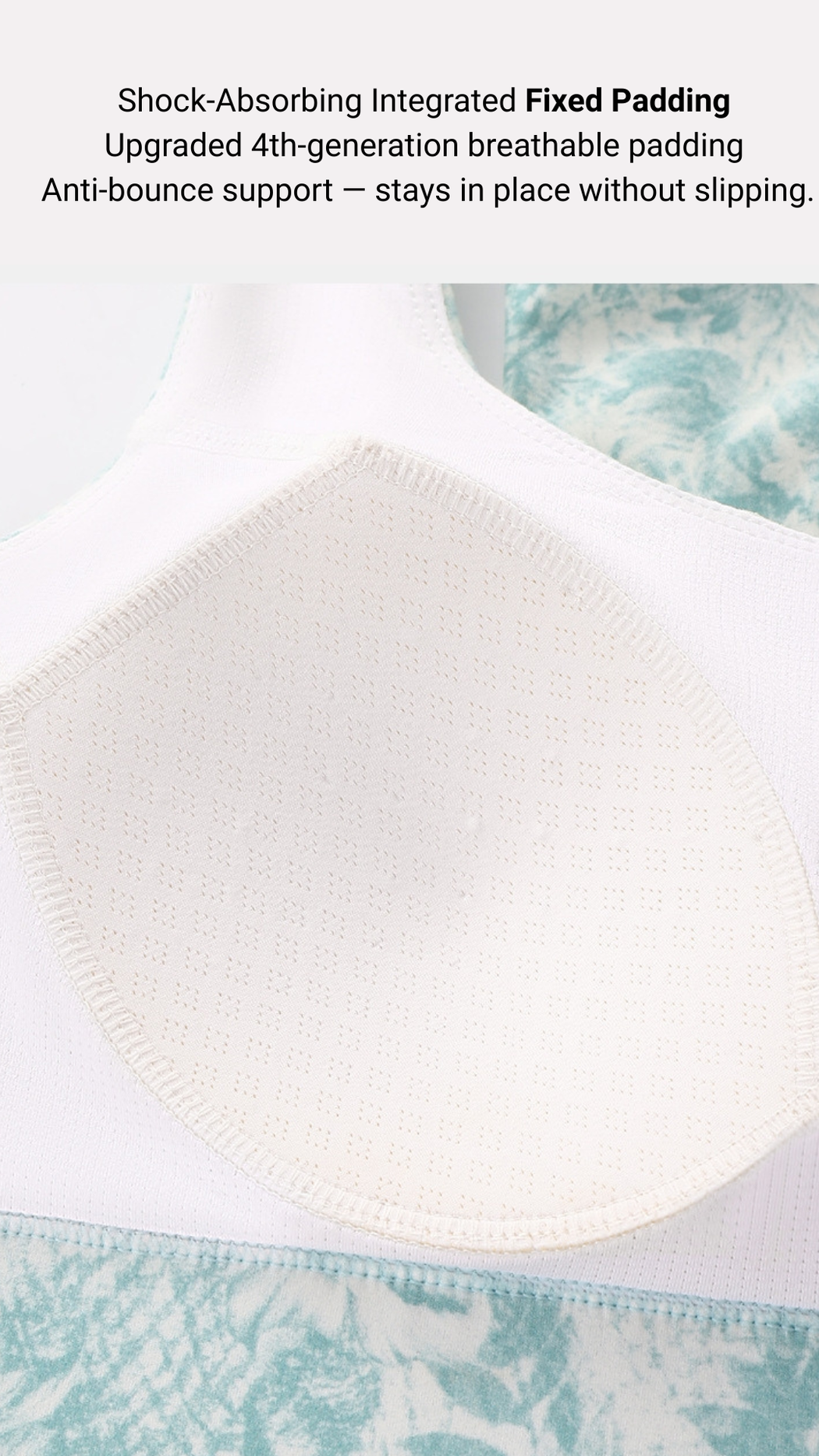 SereneBloom Print Bra Top