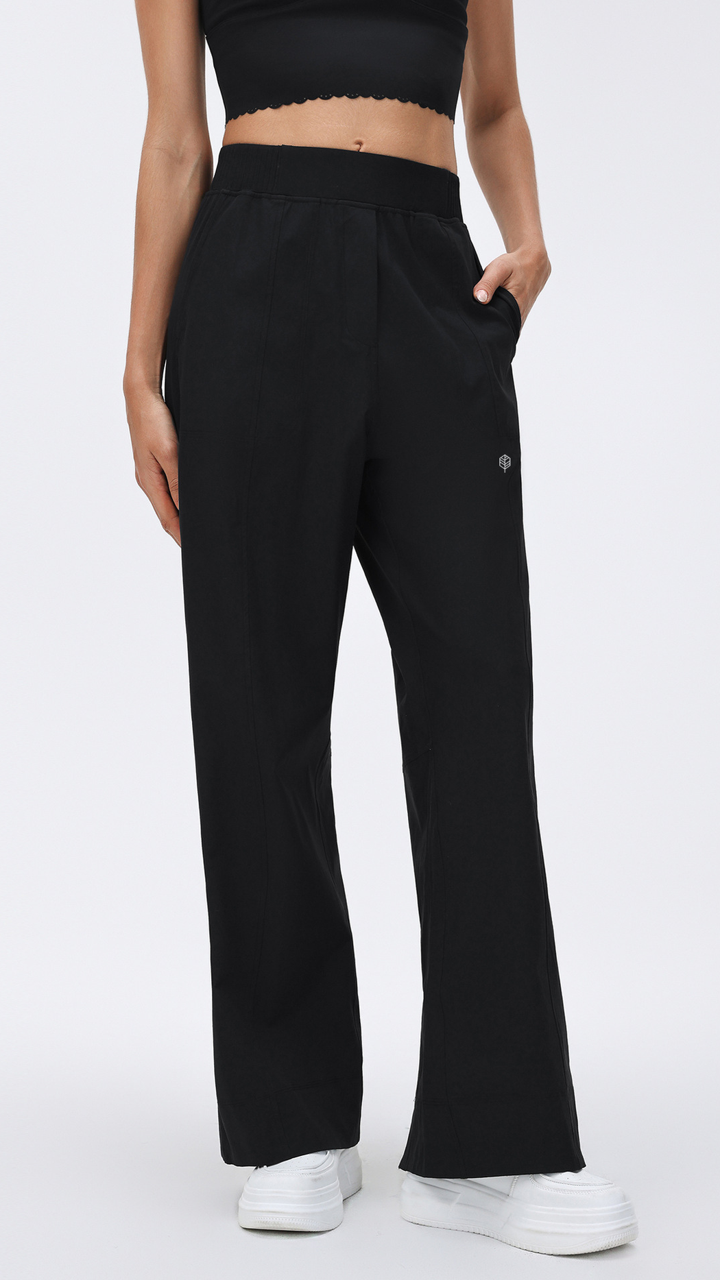 PureMove High Waist Wide-Leg Pants