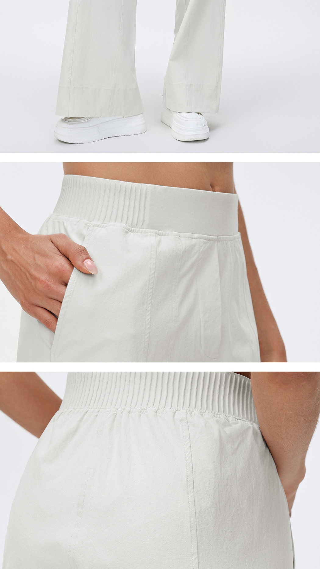 PureMove High Waist Wide-Leg Pants